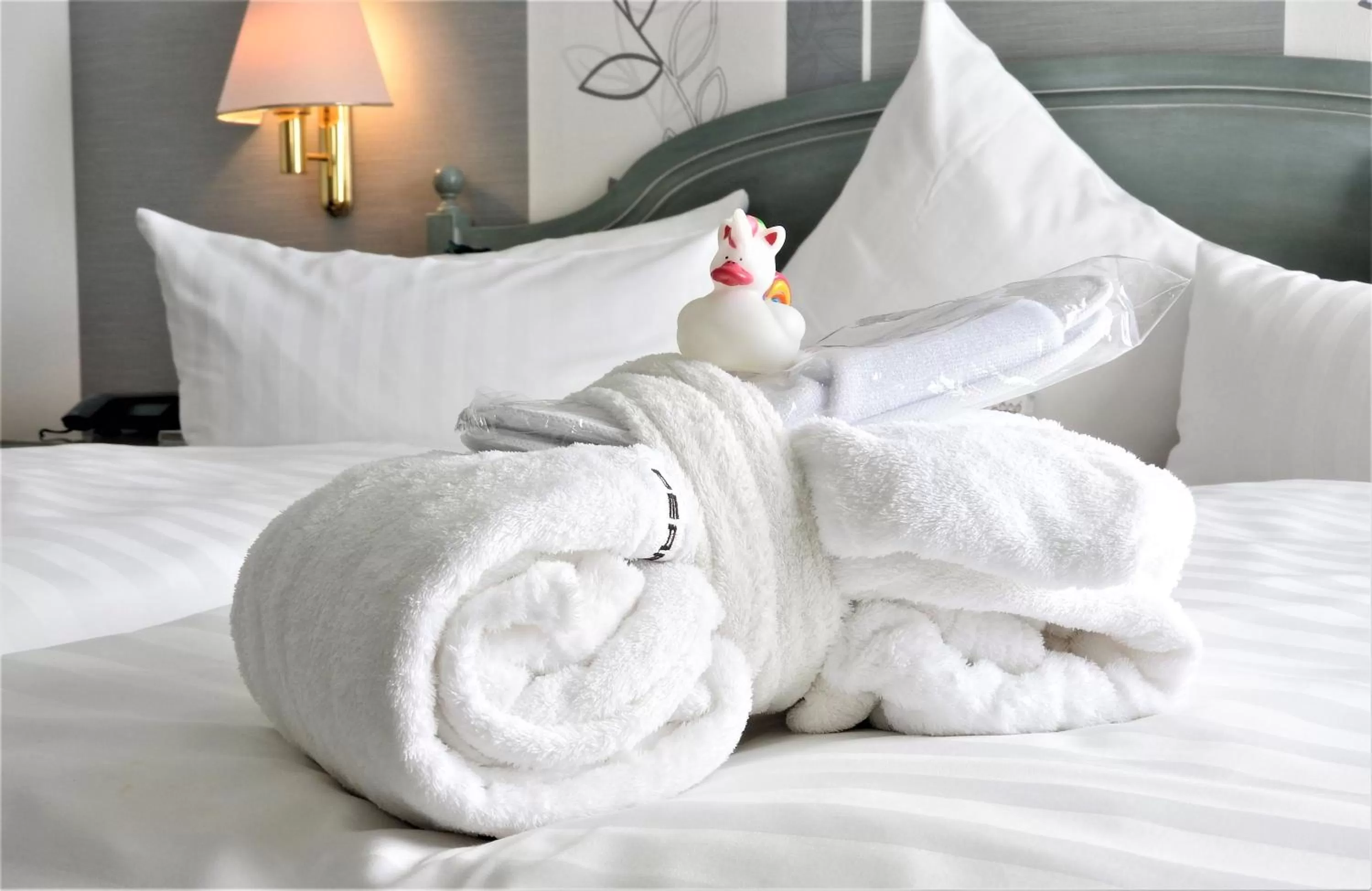 Bed in Hotel Residenz Bad Frankenhausen