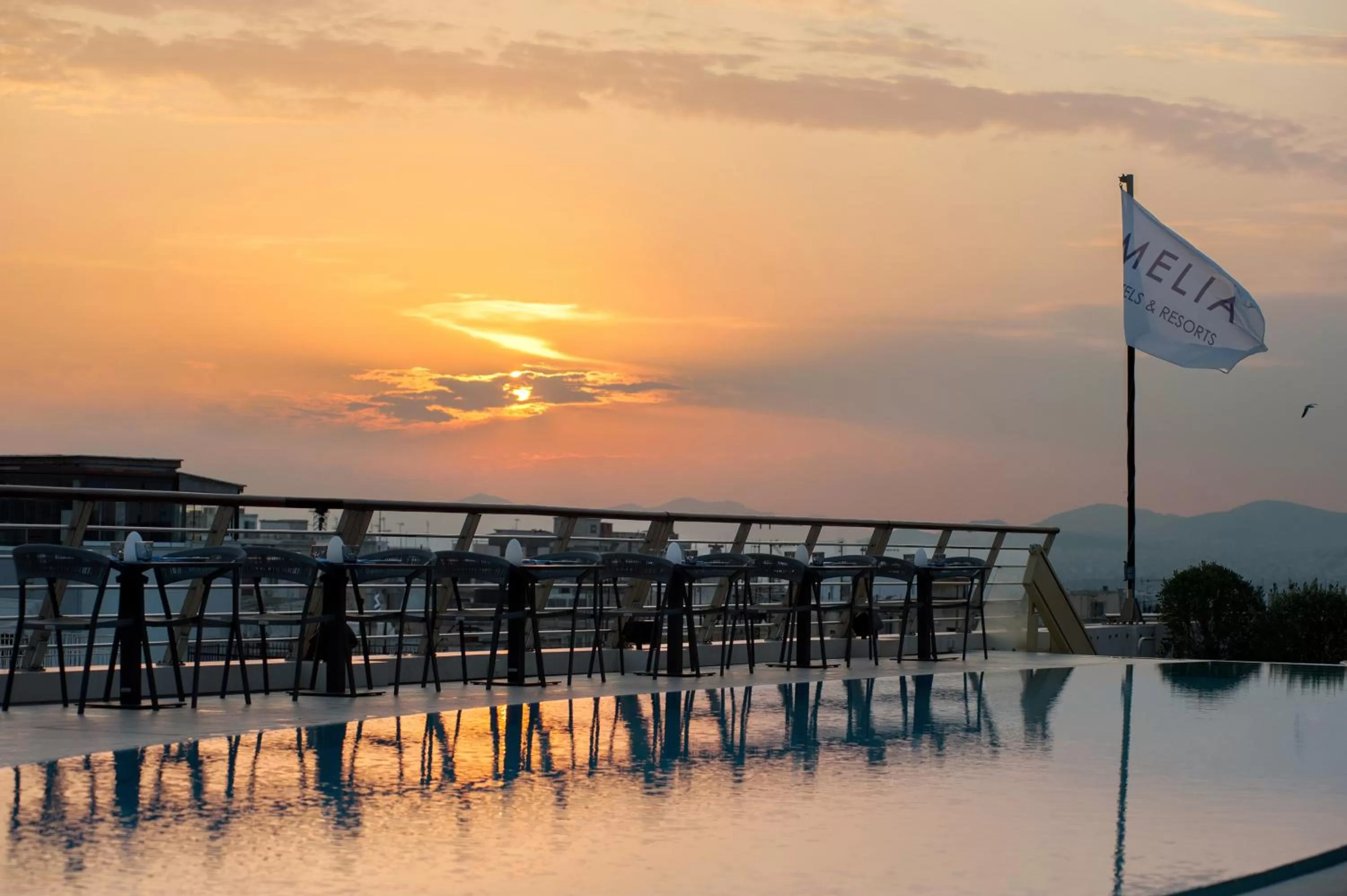 Swimming pool in Melia Athens