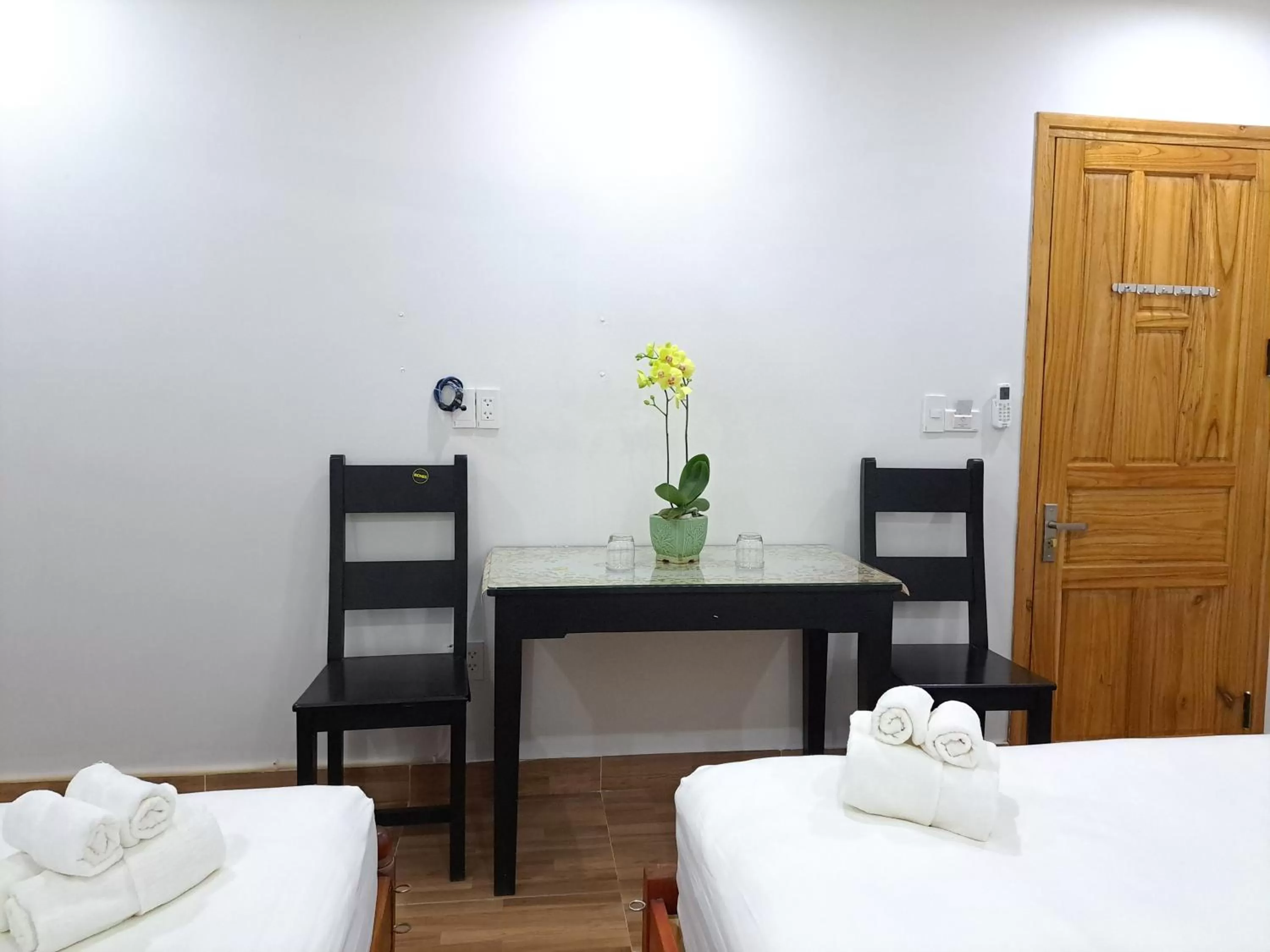 towels, Bed in GREEN TOWN hotel HỘI AN