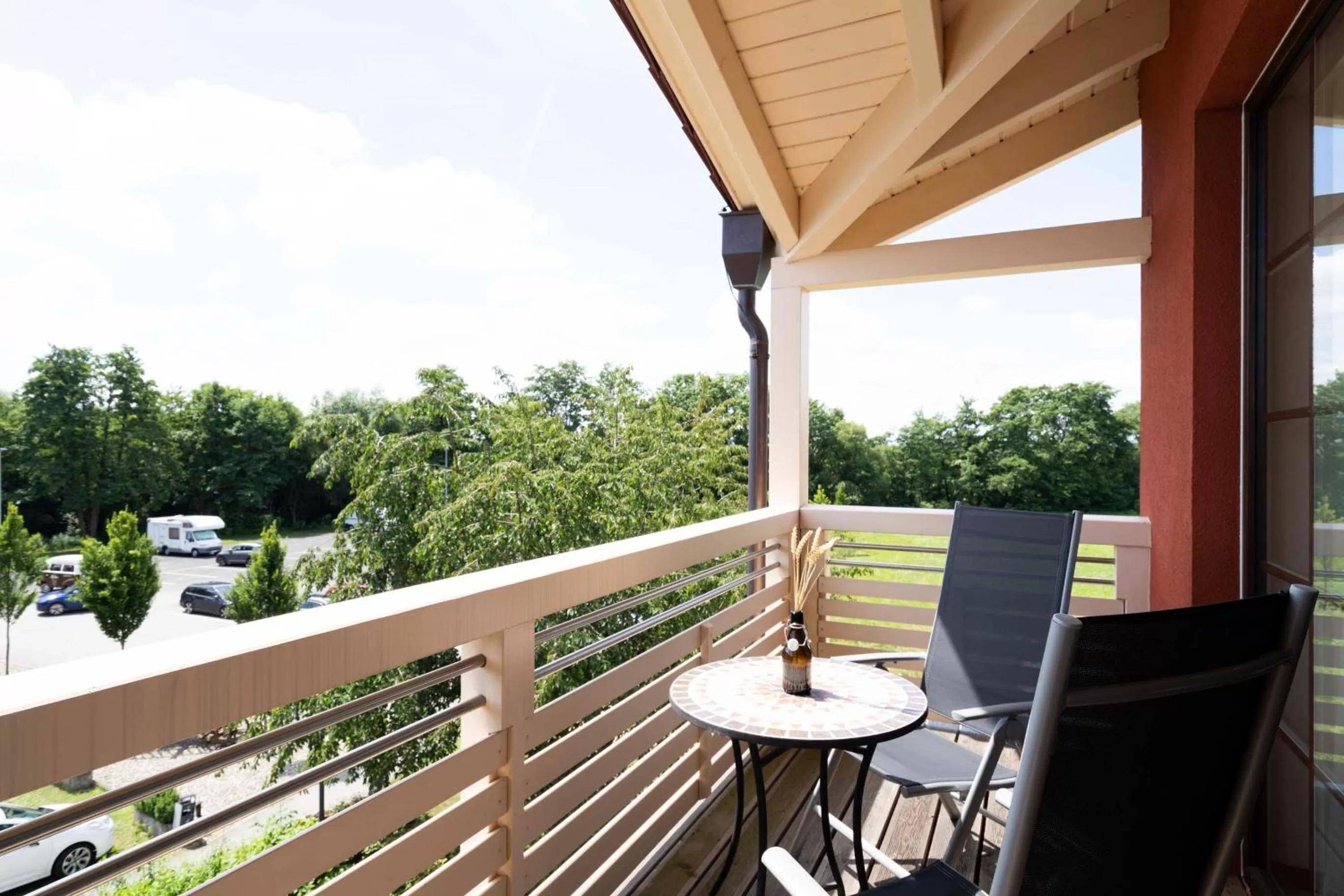 Balcony/Terrace in Hotel Brauerei Gasthof Höhn