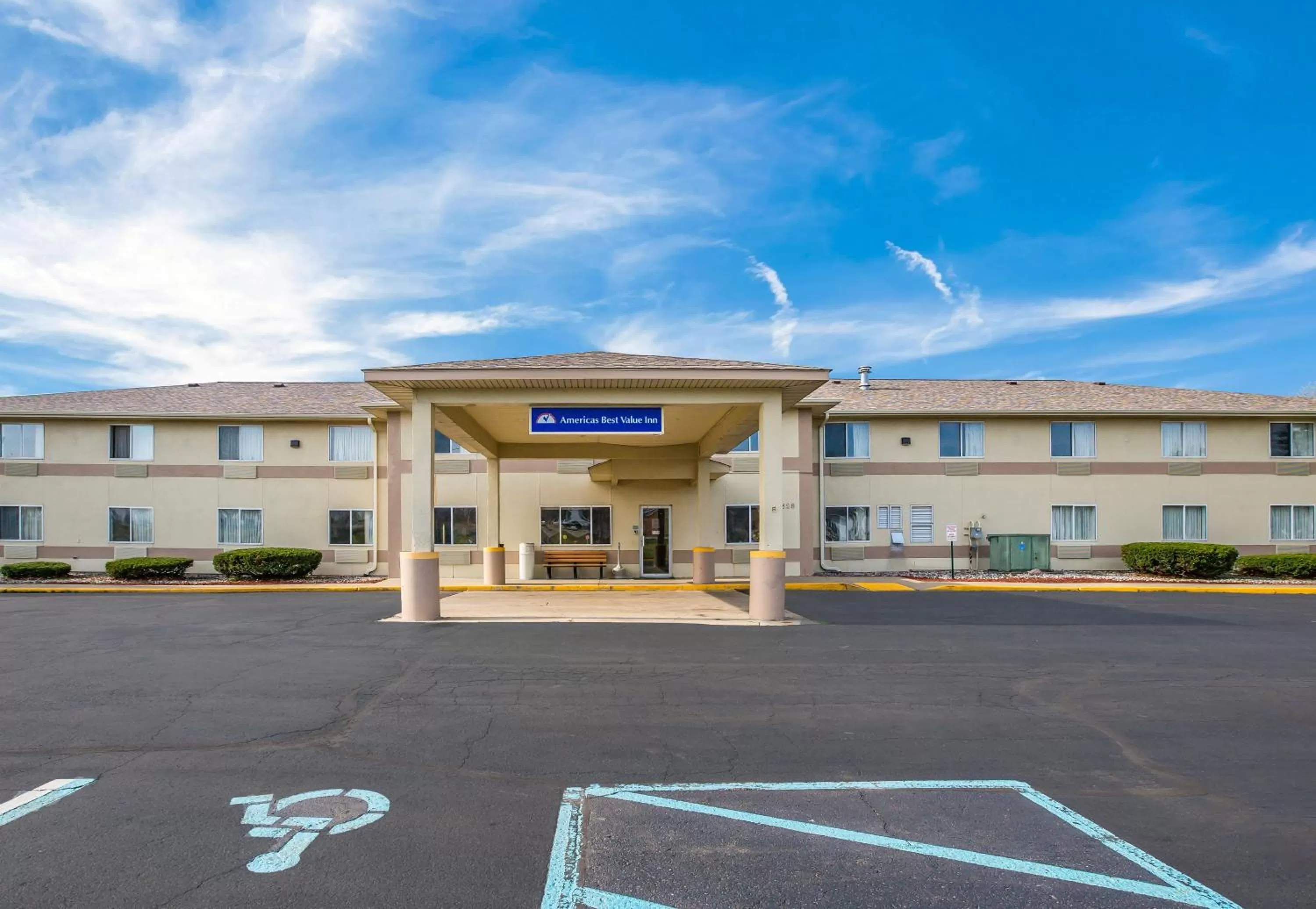 Property building in Americas Best Value Inn Charlotte