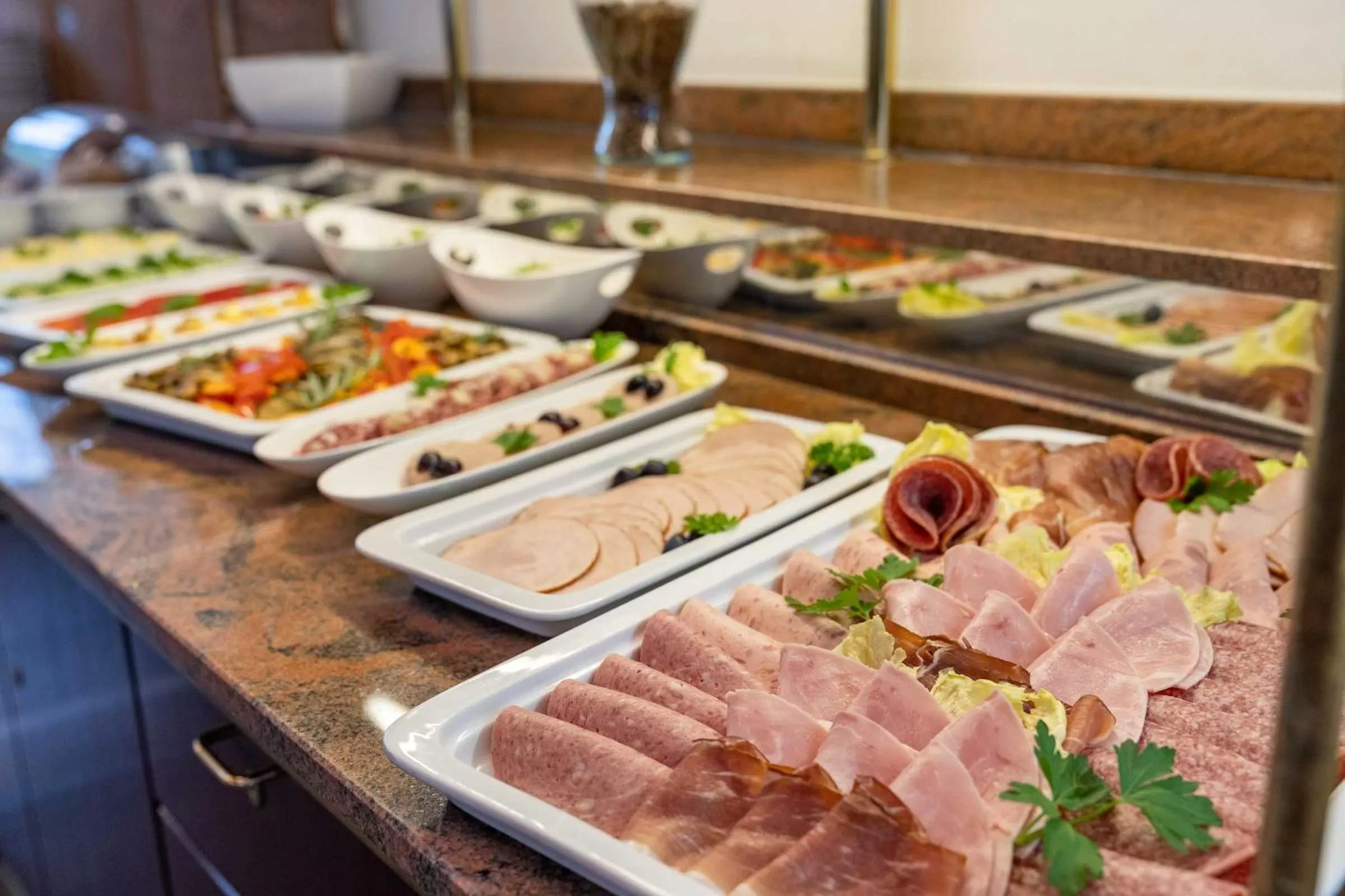 Buffet breakfast in Astoria Easy Hotel Essen