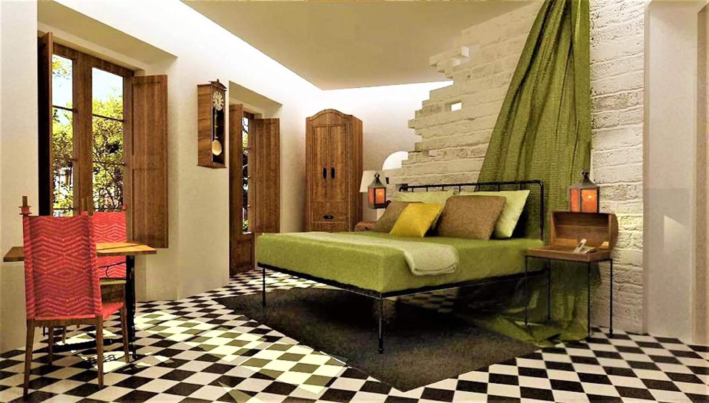 Bedroom in Del Carmen Concept Hotel Boutique by Chai