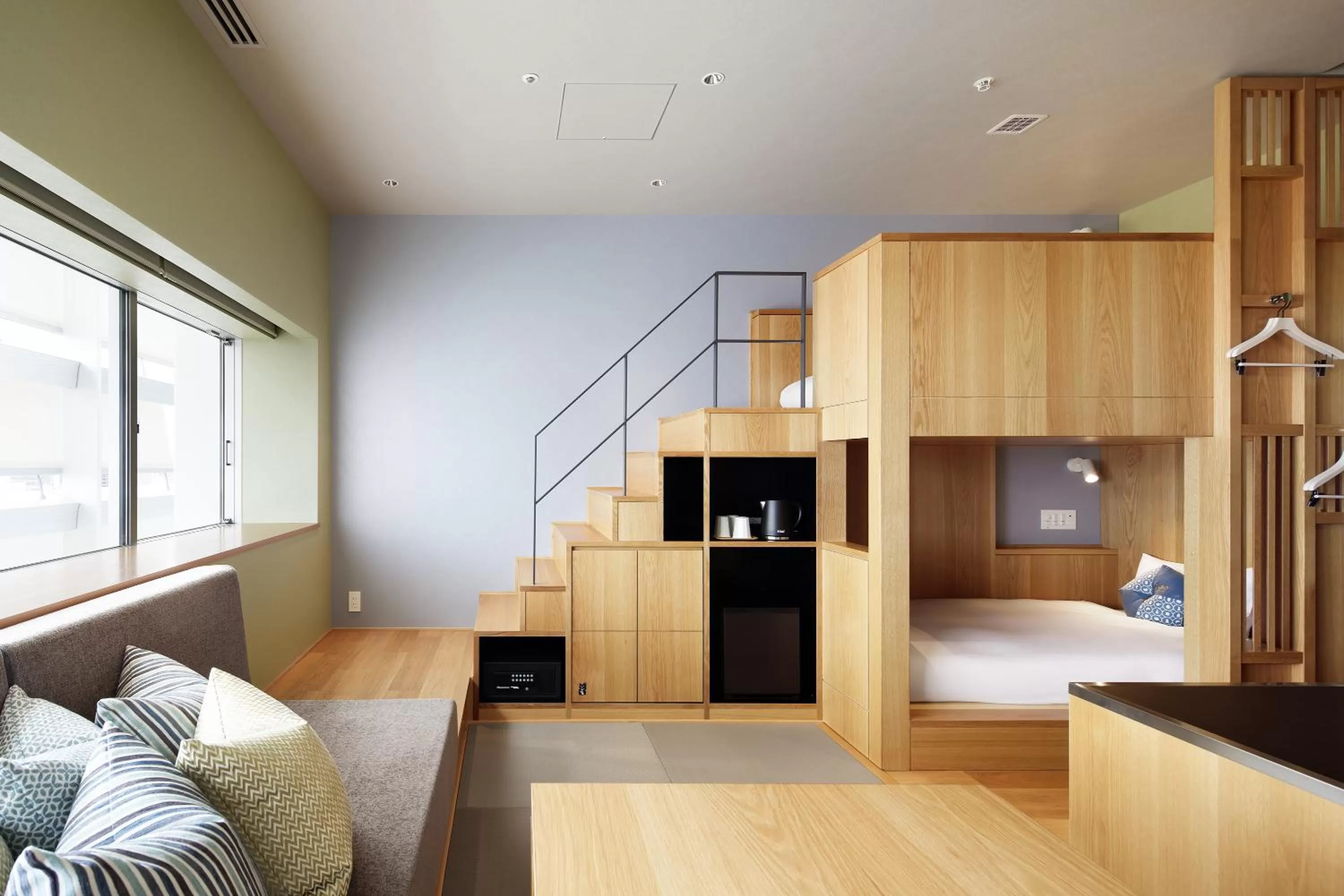 Photo of the whole room, Bed in OMO7 Osaka by Hoshino Resorts