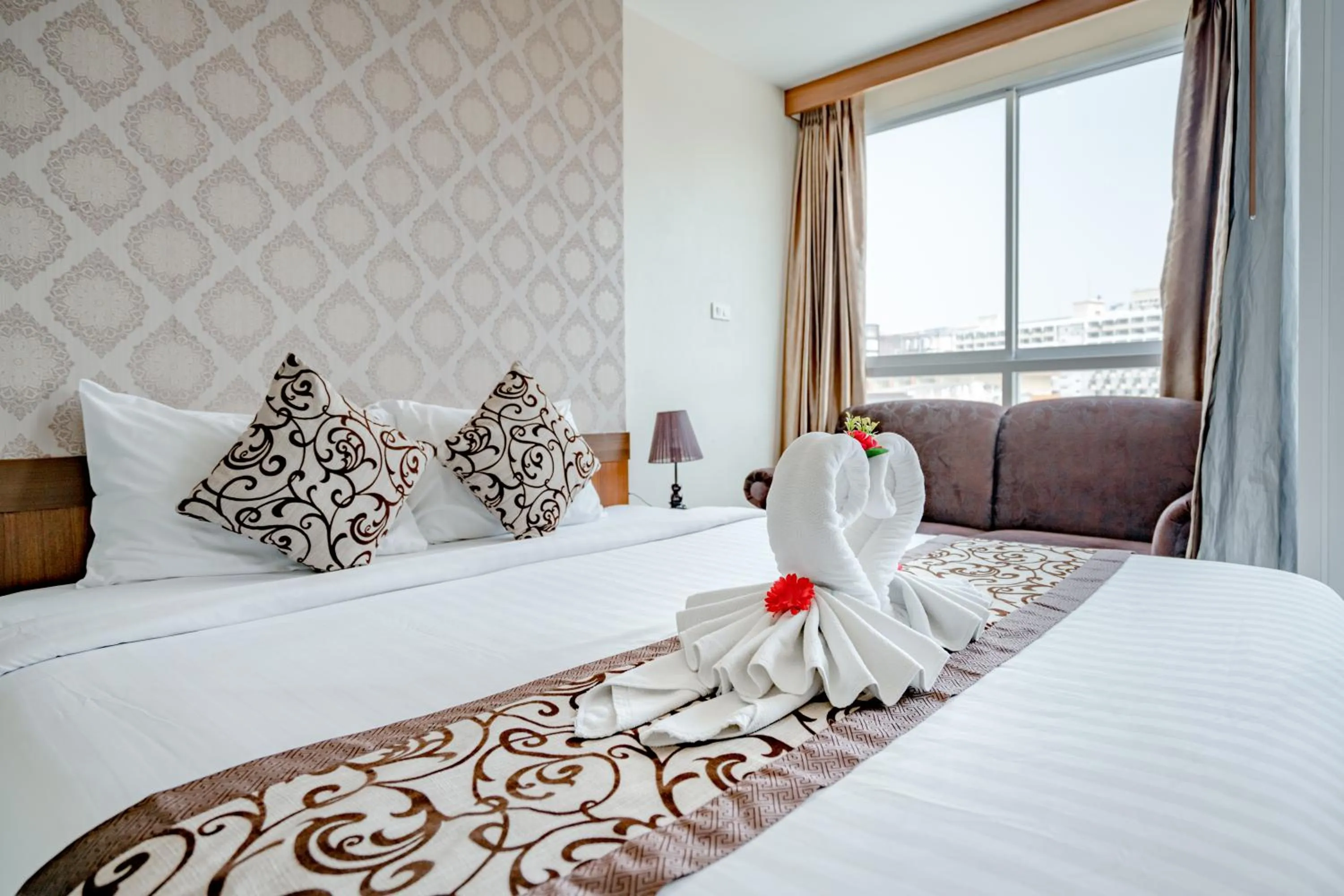 Bed in 247 Boutique Hotel