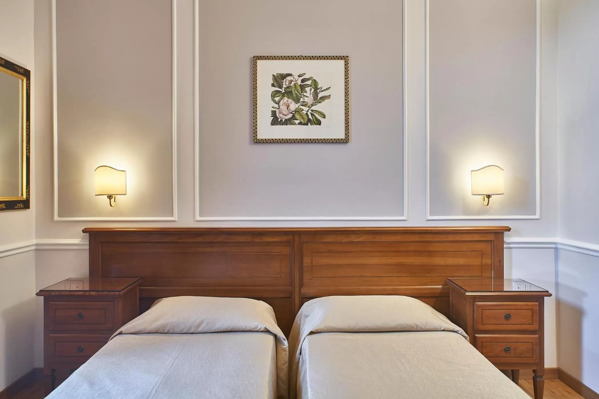 Bed in Albergo Chiusarelli