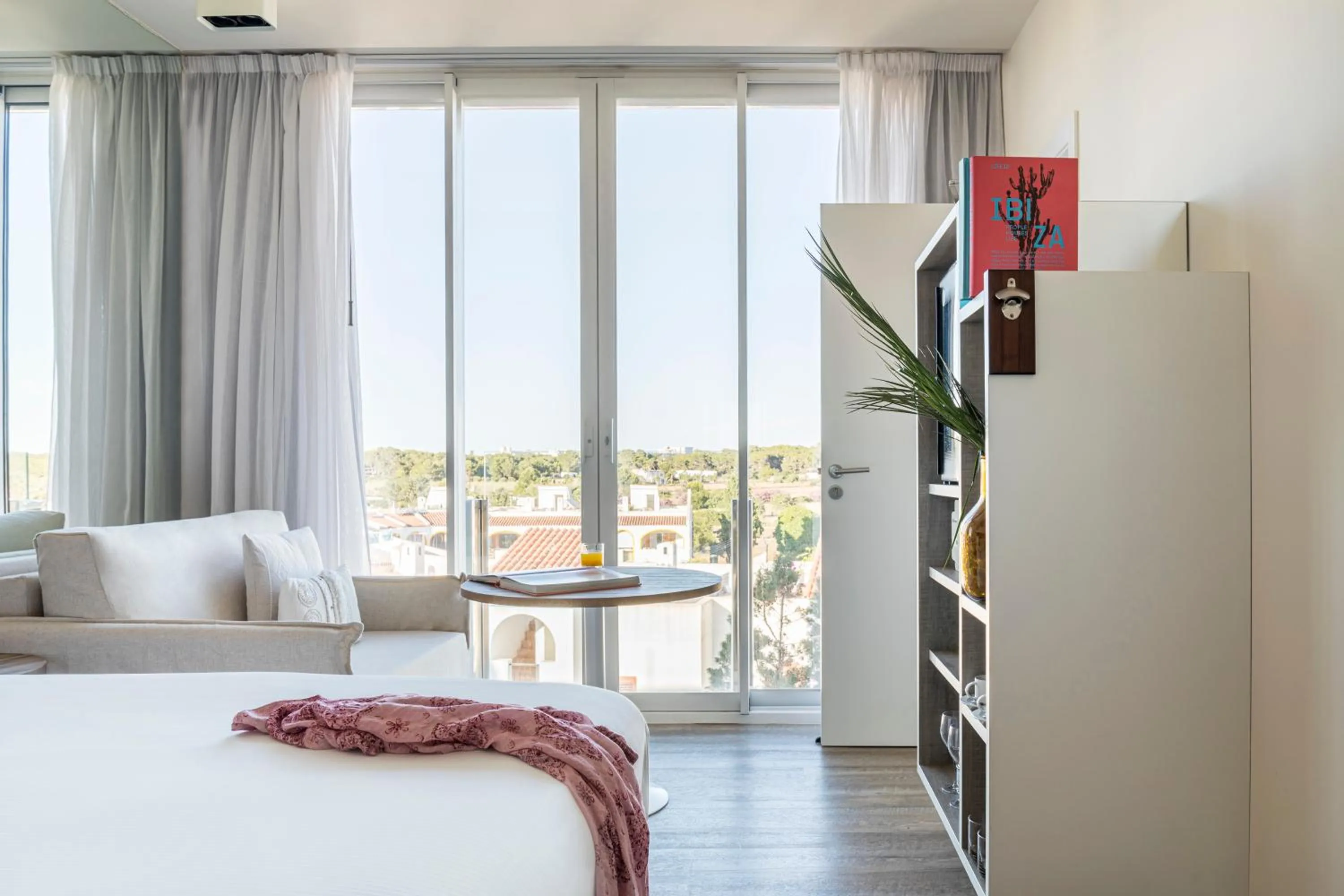 View (from property/room), Bed in ME Ibiza - The Leading Hotels of the World