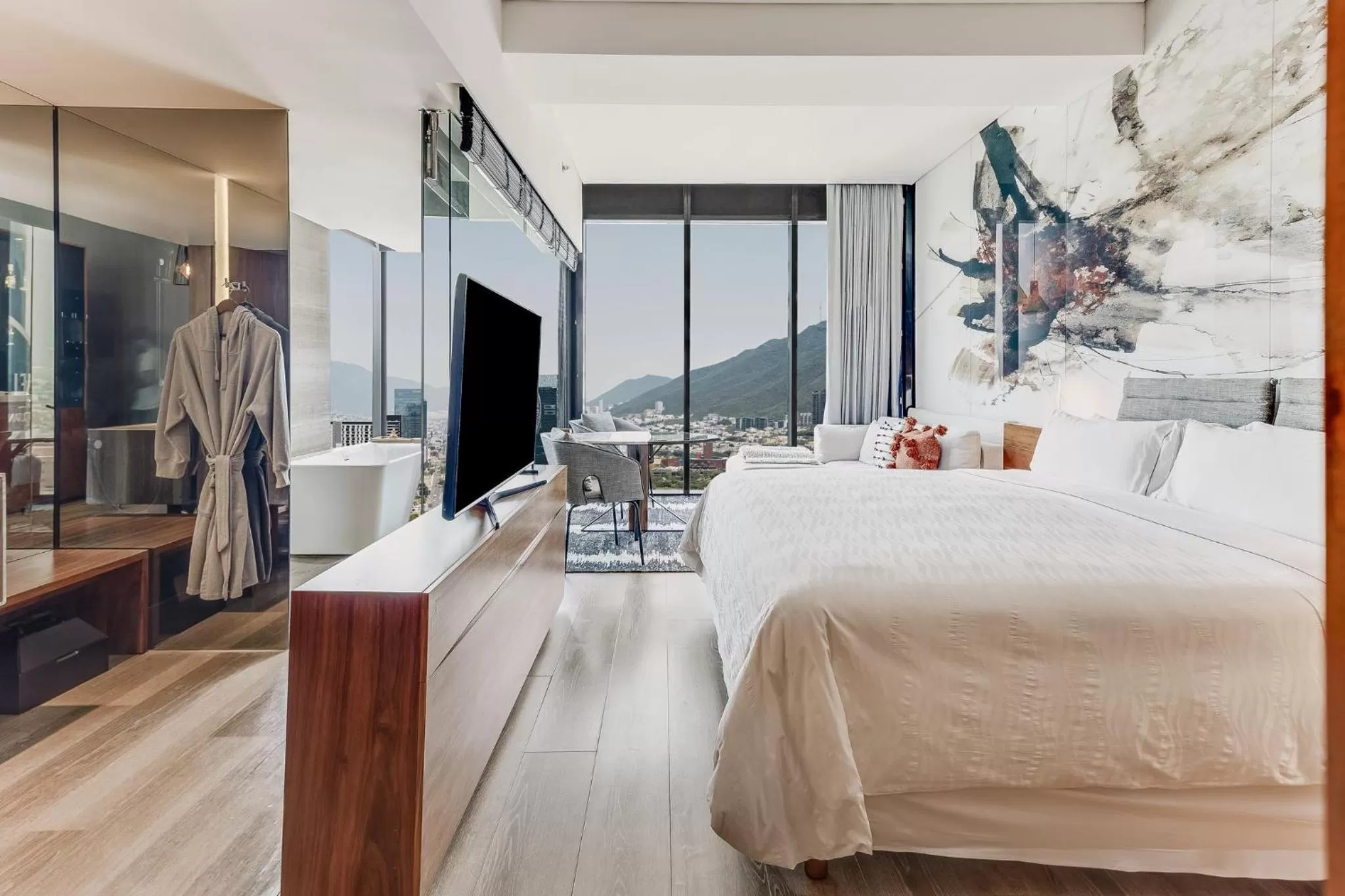 Photo of the whole room, Bed in Live Aqua Monterrey