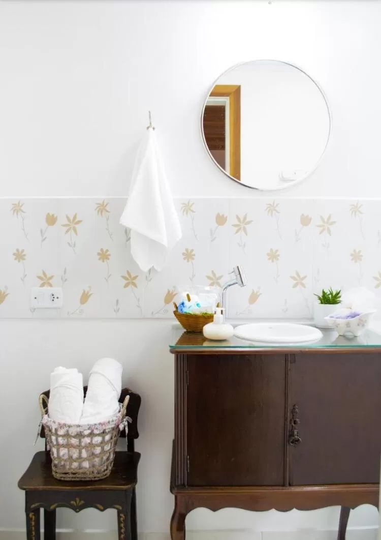 Bathroom in Suítes para fins de semana