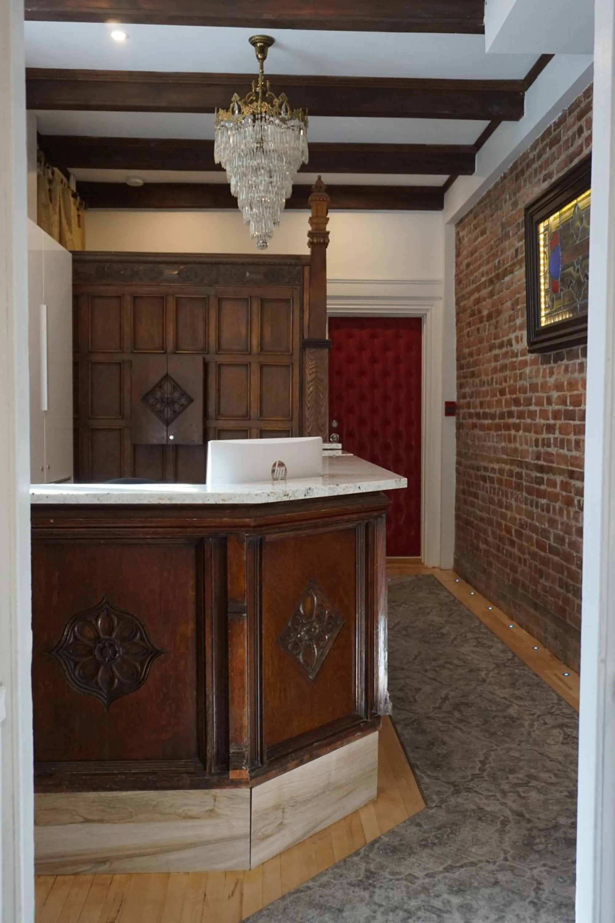 Lobby or reception in Hôtel Marie-Rollet