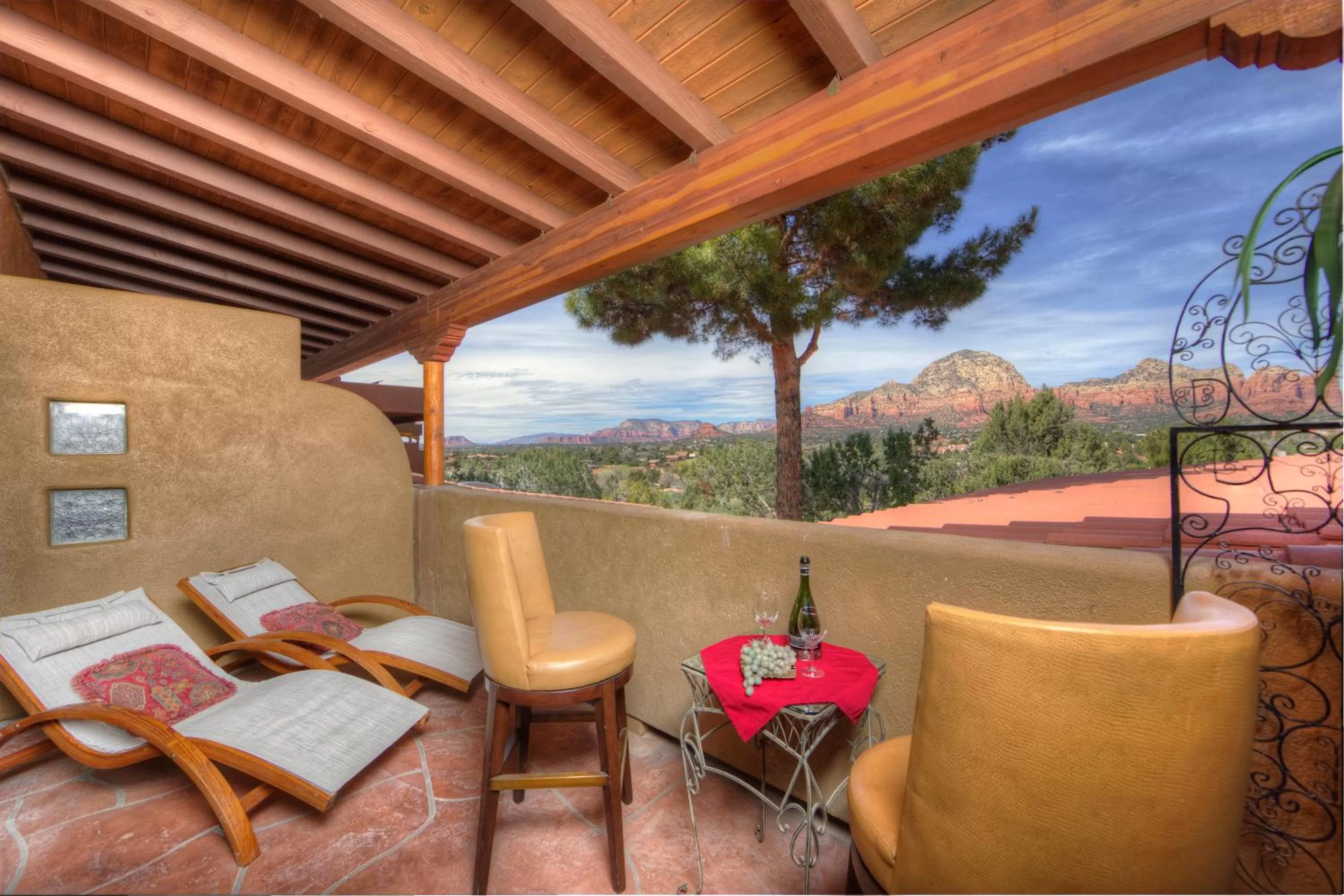 Balcony/Terrace in A Sunset Chateau
