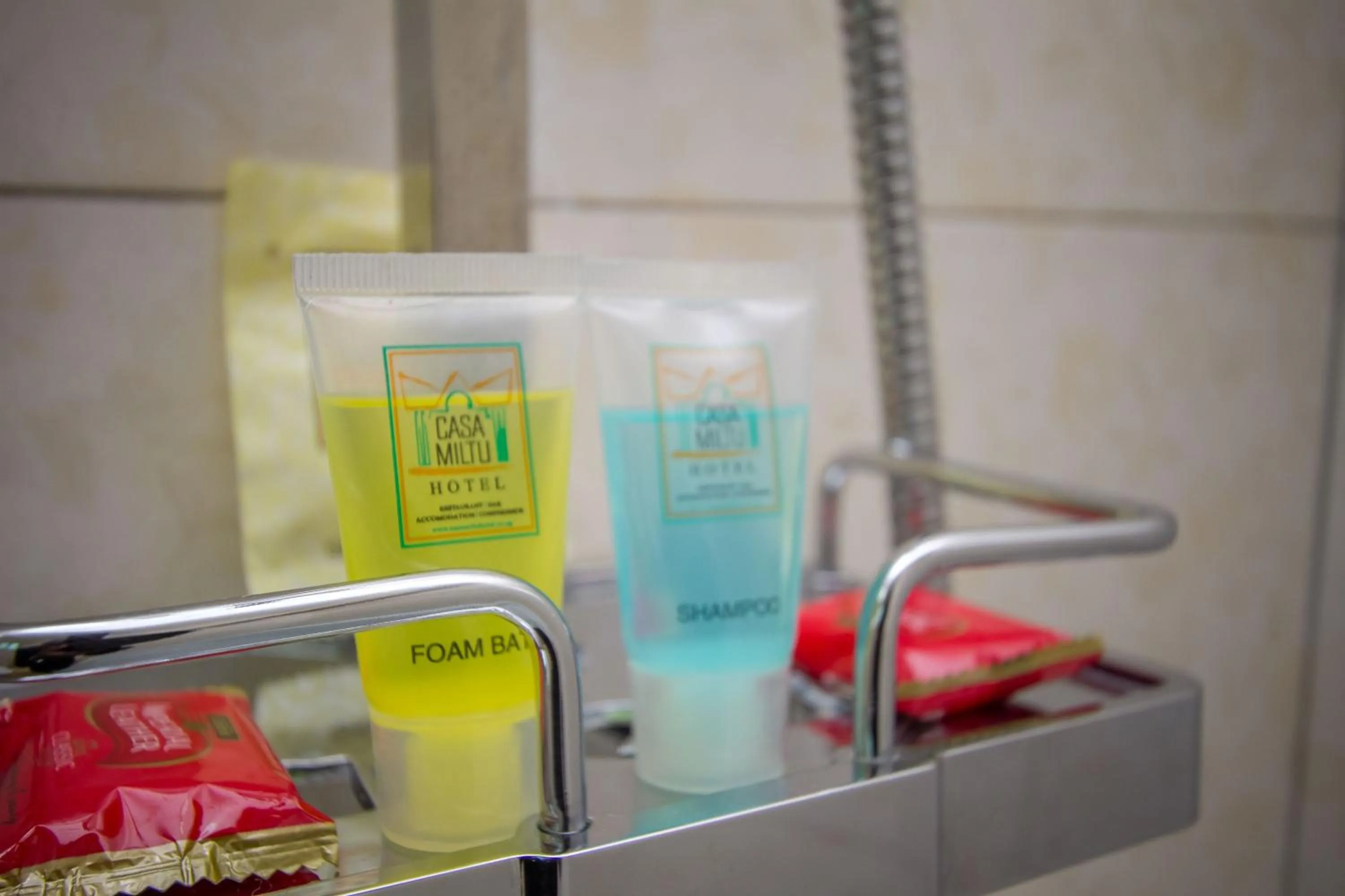 Decorative detail, Bathroom in Casa Miltu Hotel