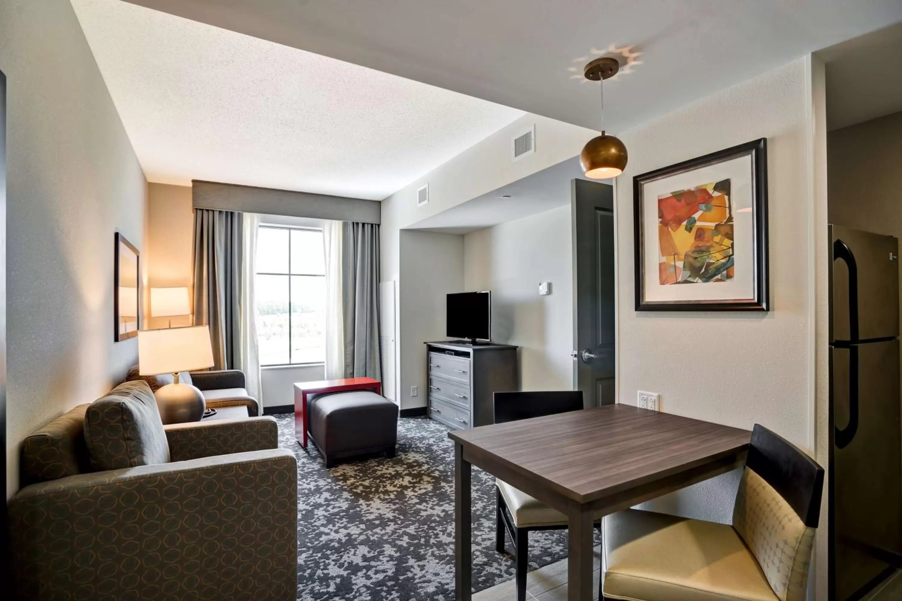 Living room in Homewood Suites by Hilton Christiansburg