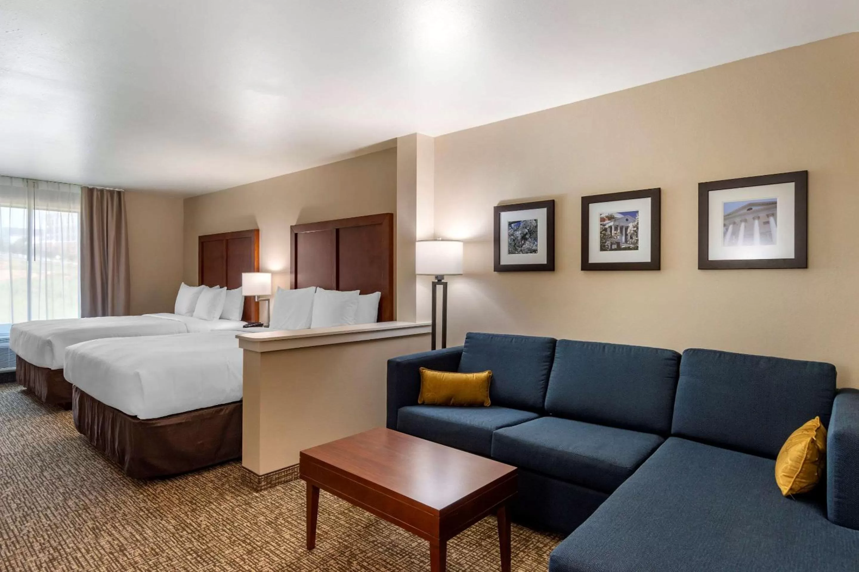 One Room Suite with Two Queen Beds and Sofa bed - Non Smoking in Comfort Inn & Suites