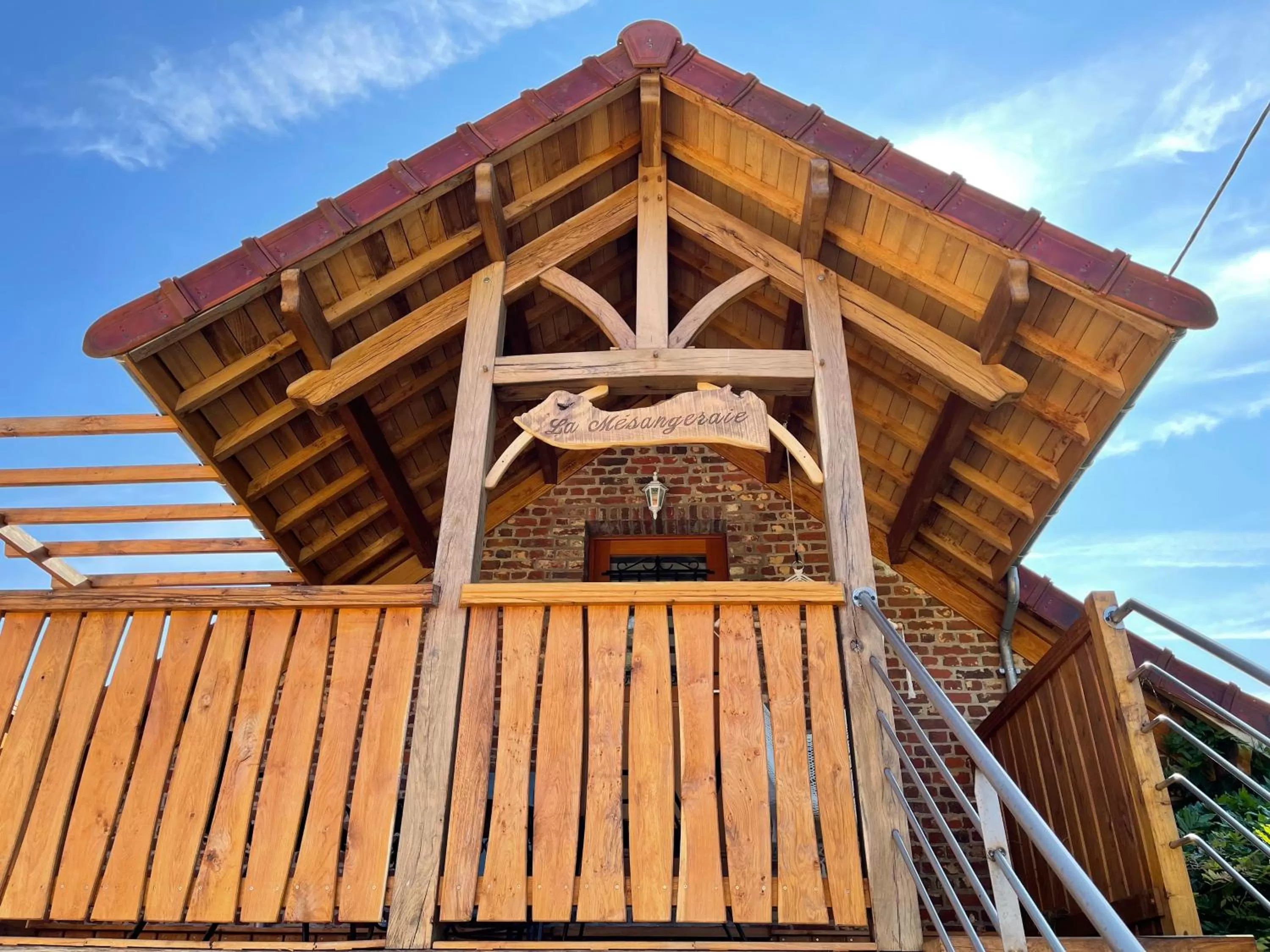 Balcony/Terrace in La Mésangeraie Gîte Chambres d'hôtes