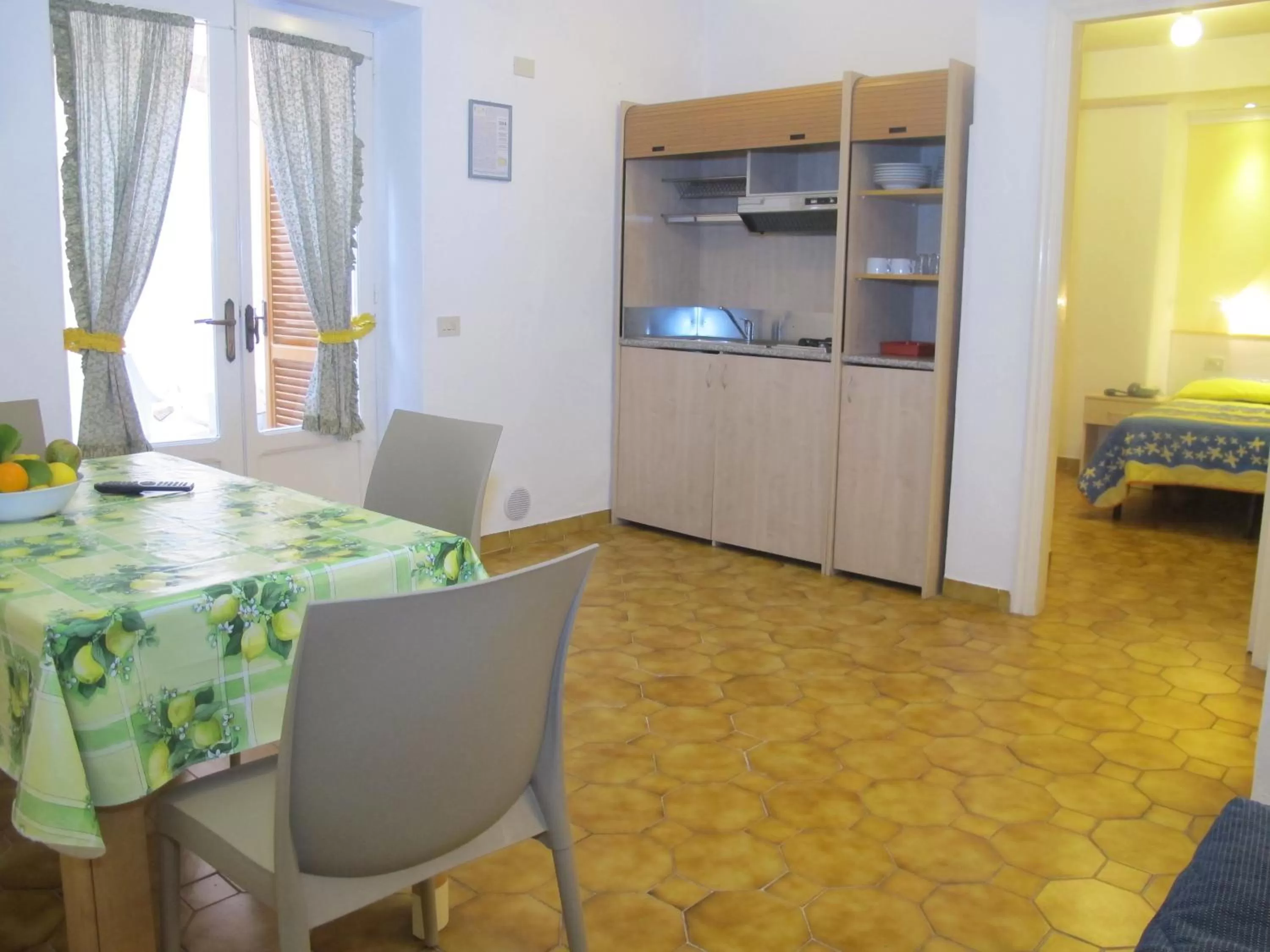 Kitchen or kitchenette in Aparthotel Villa Marinù