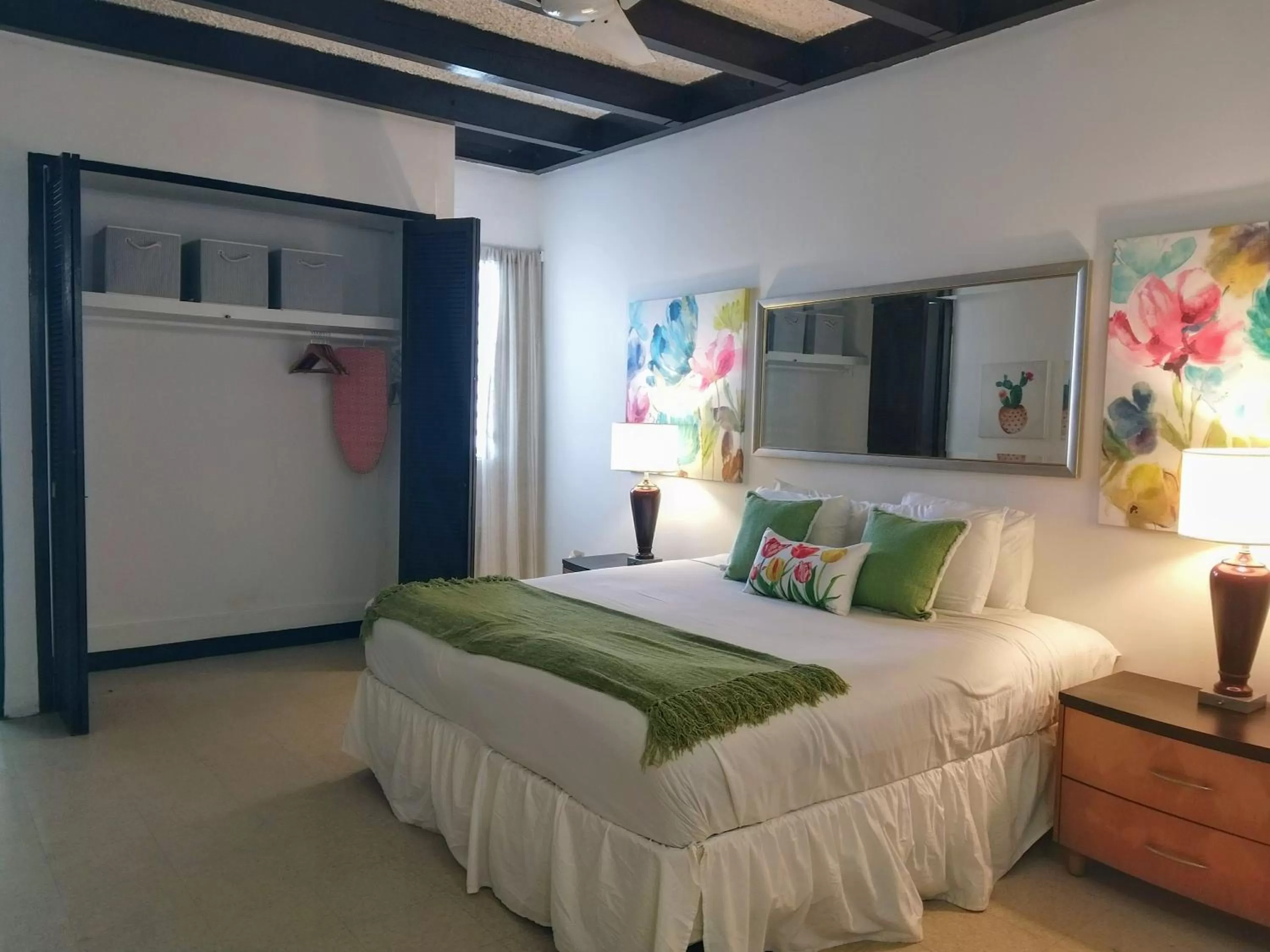 Bed in La Capitana Old San Juan Building