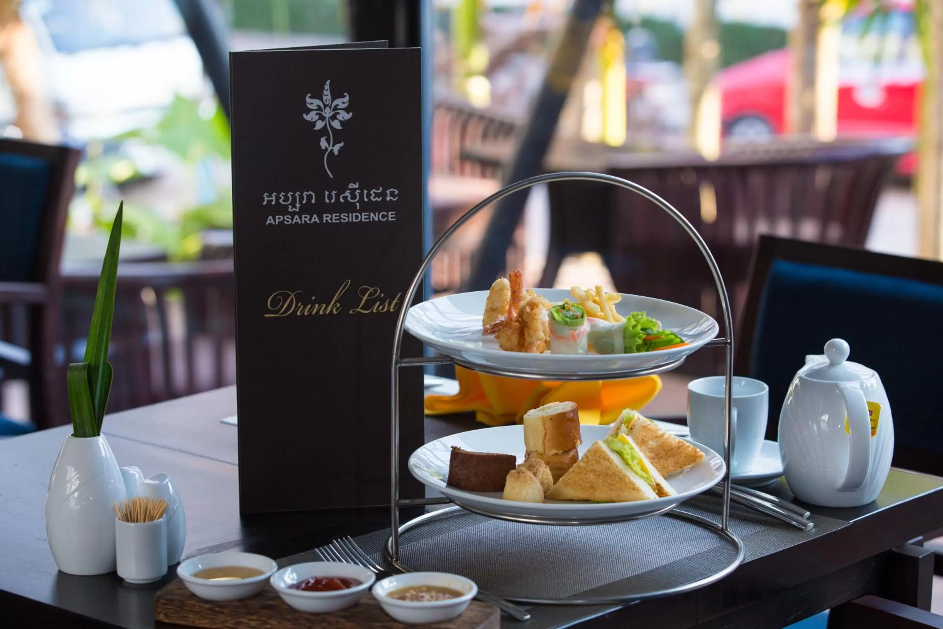 Food close-up in Apsara Residence Hotel