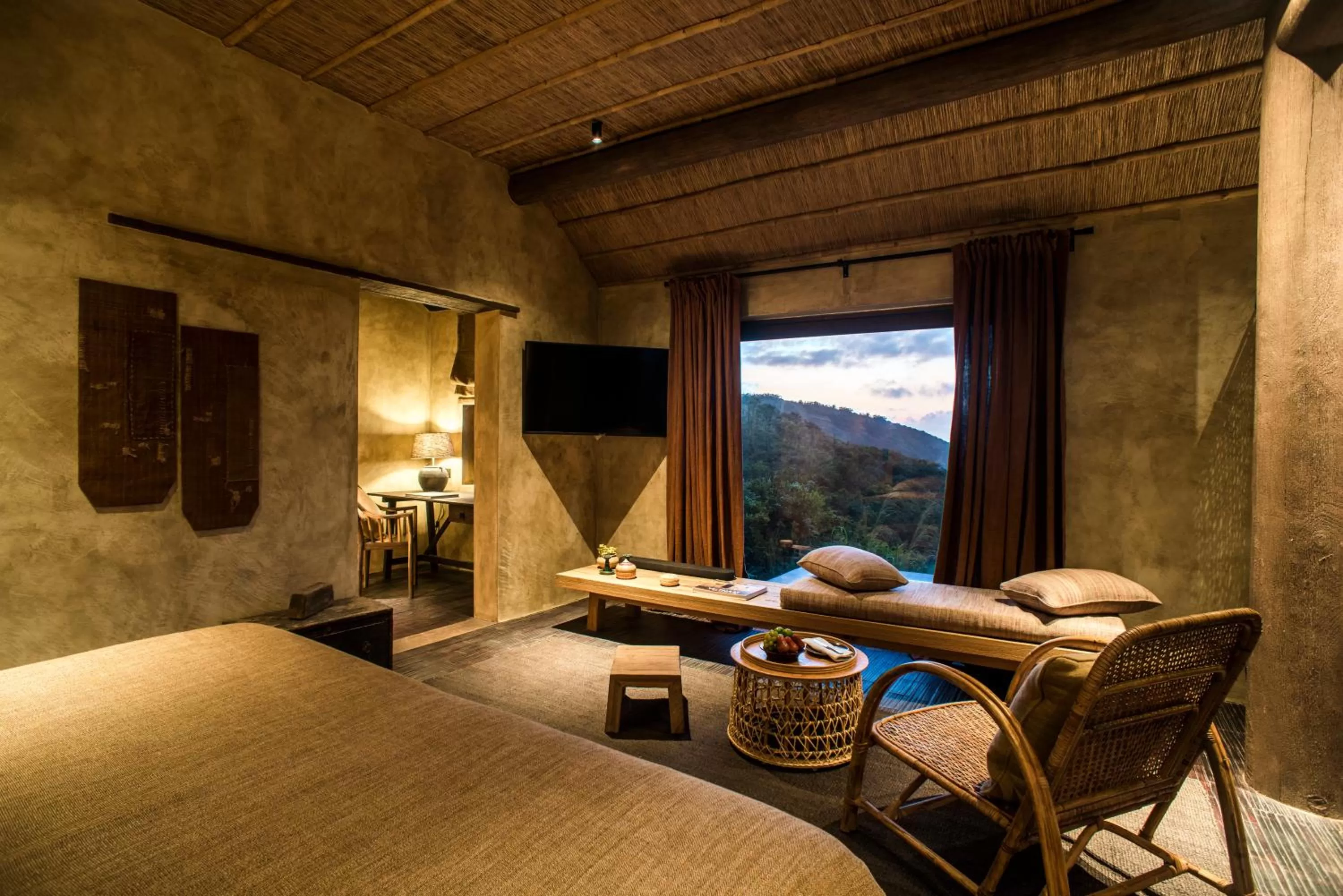 Seating area, Bed in Zannier Bai San Hô