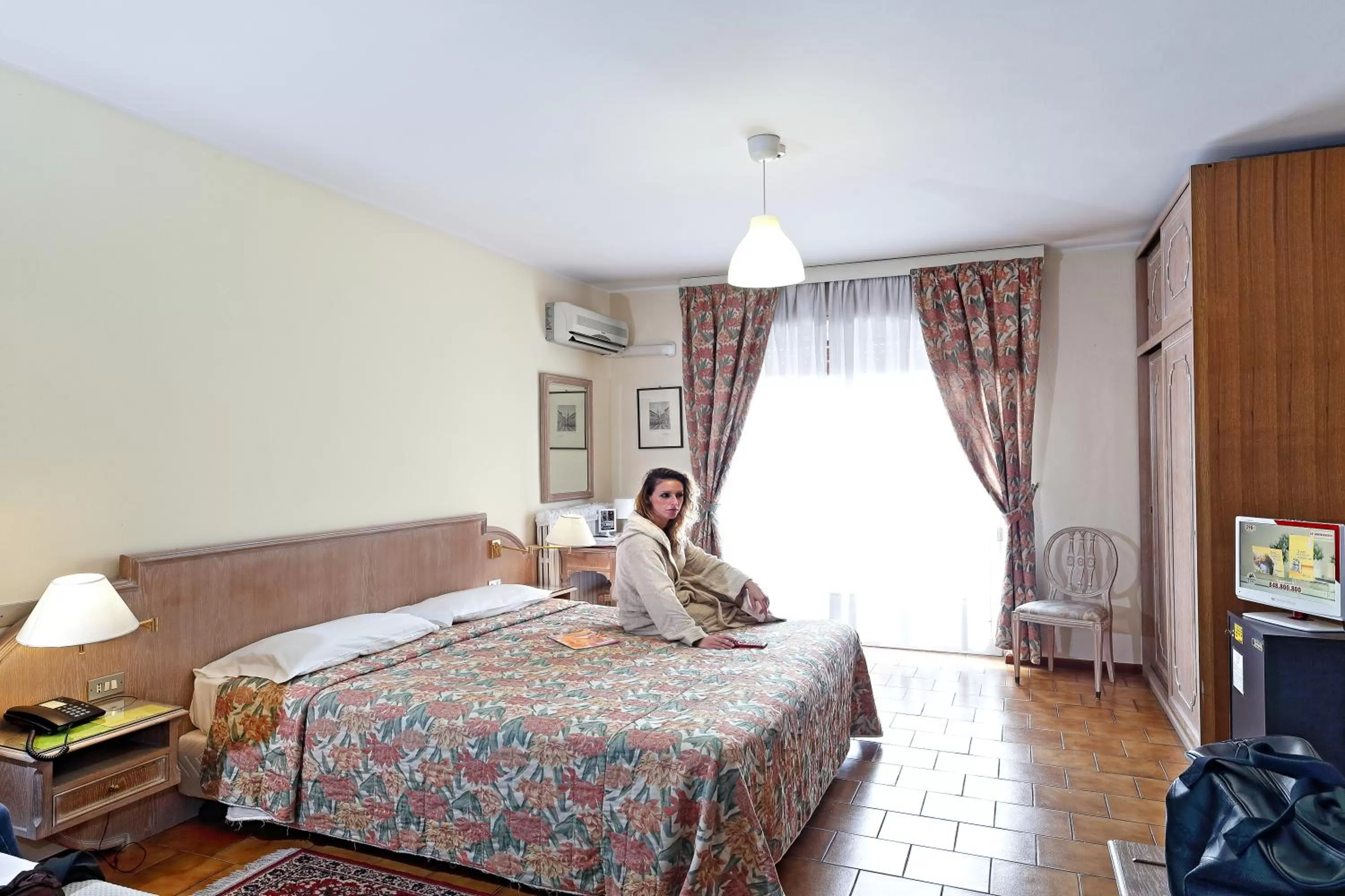 Bedroom, Bed in Hotel Residence Sogno