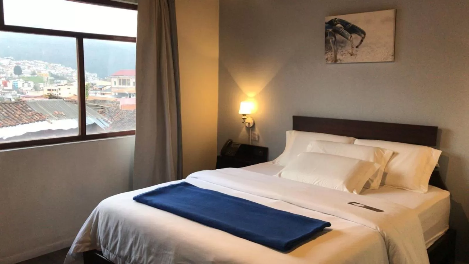 Bed in Hotel Colonial San Agustin