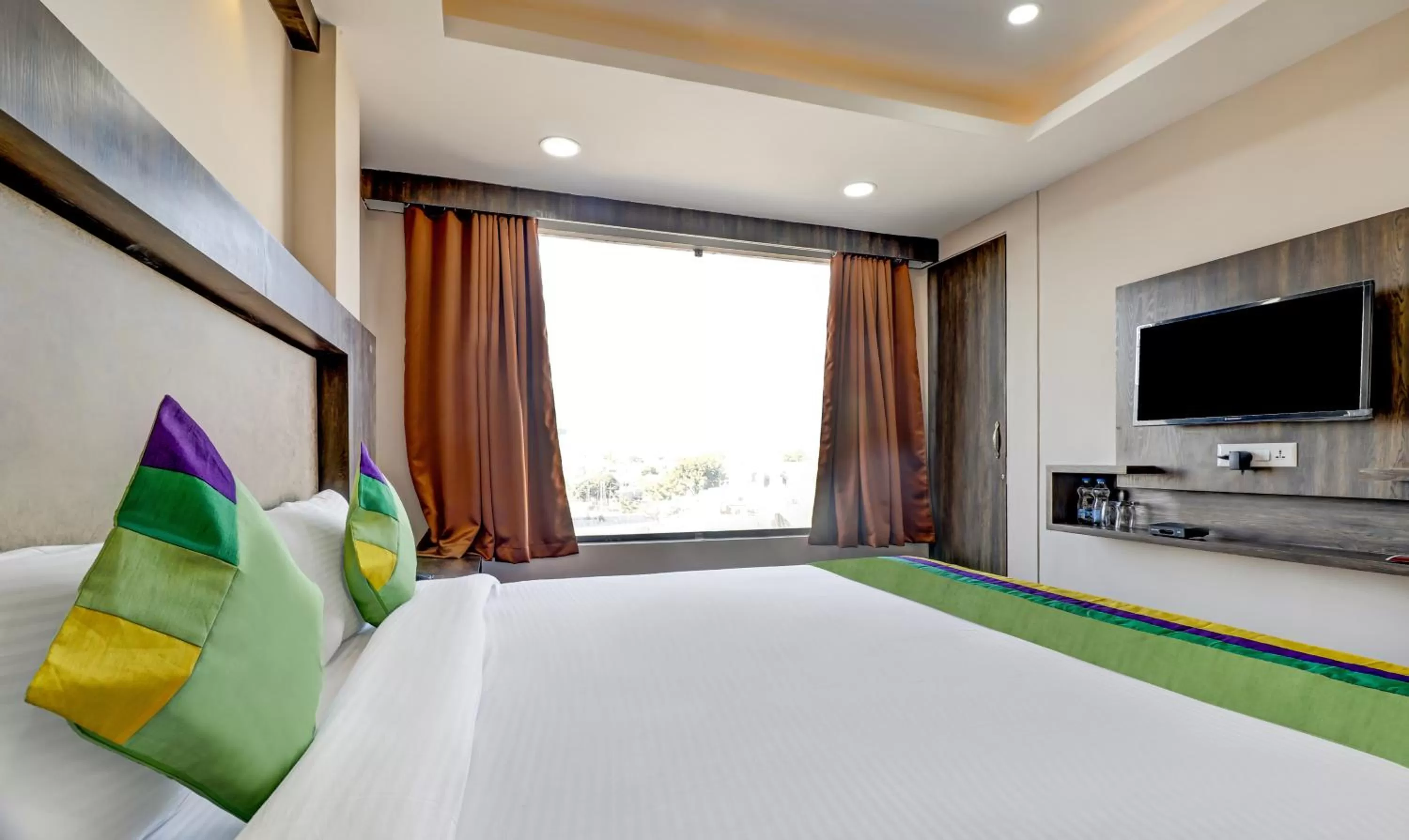 Bed in Hotel Bikalal, Bikaner