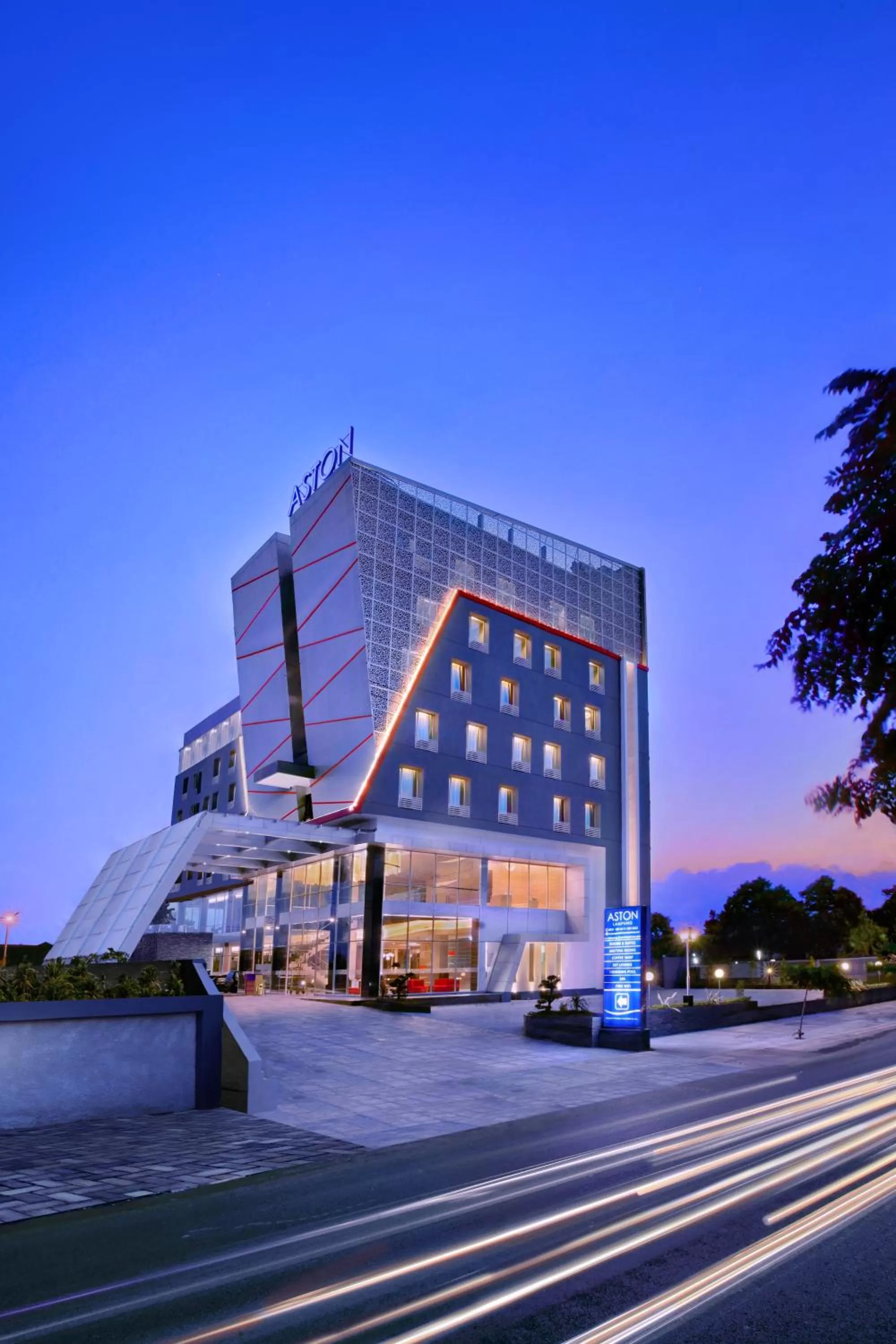 Facade/entrance in Aston Lampung City Hotel