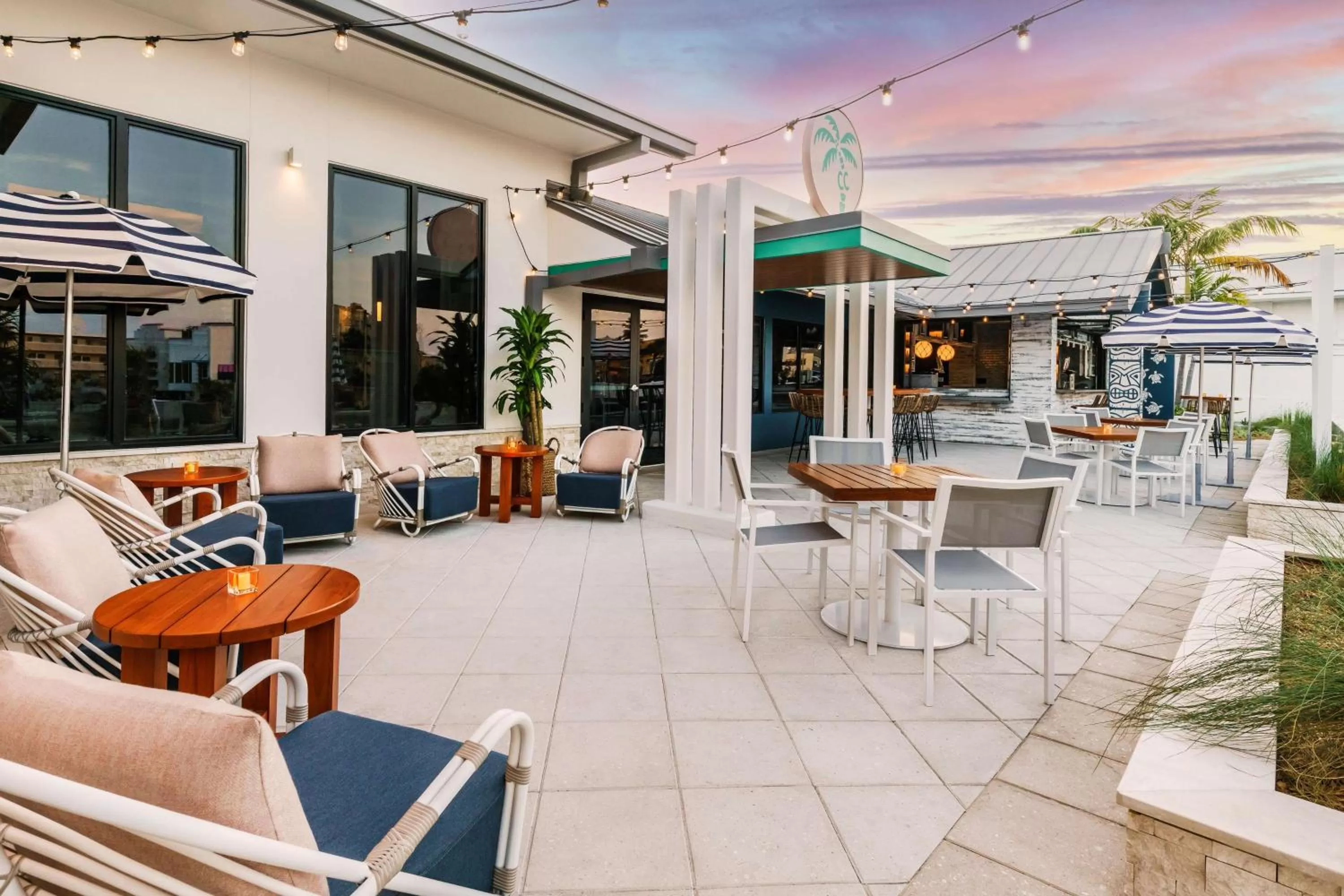 Patio in Hilton Garden Inn St. Pete Beach, FL