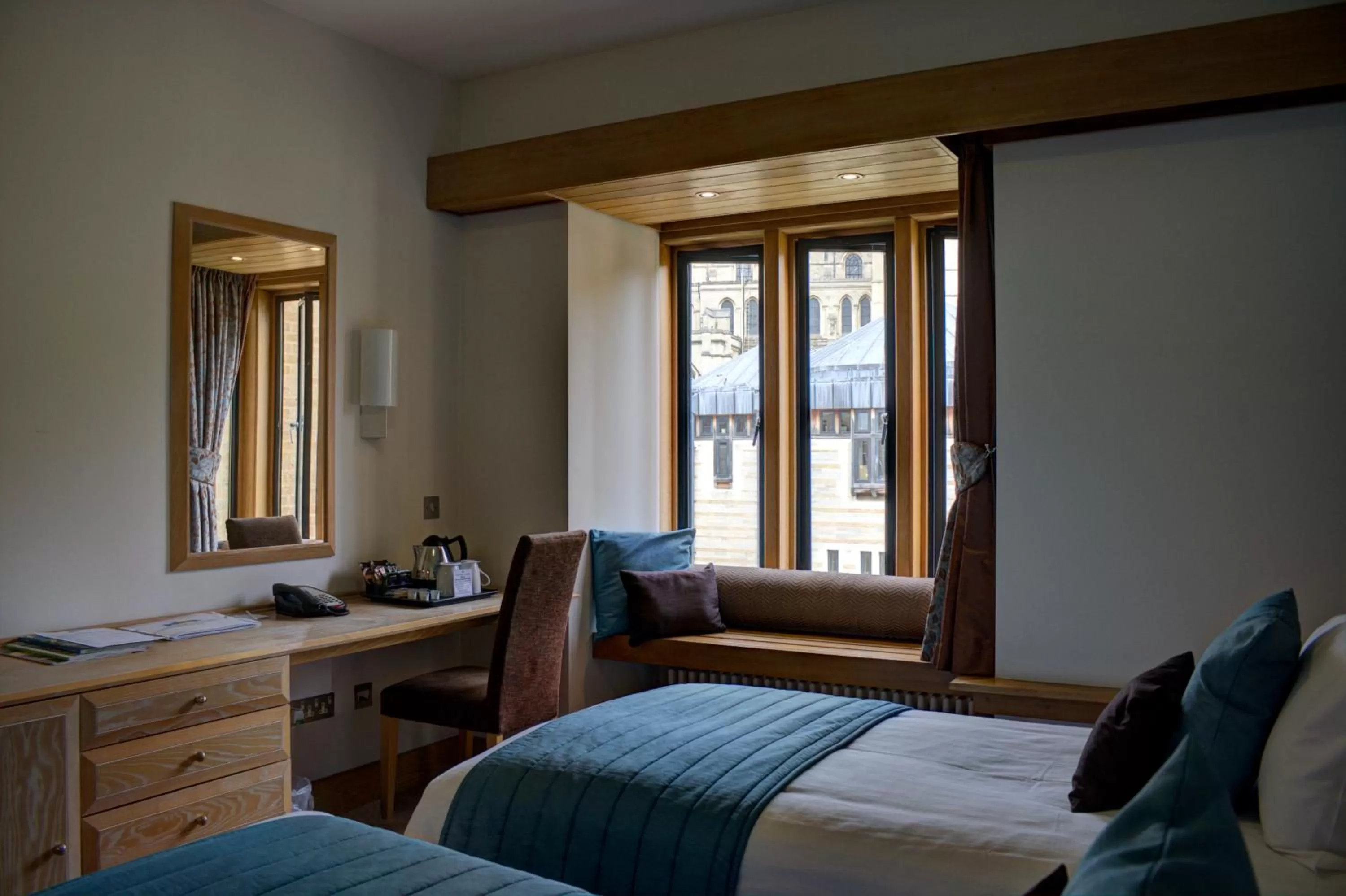 Bedroom, Bed in Canterbury Cathedral Lodge