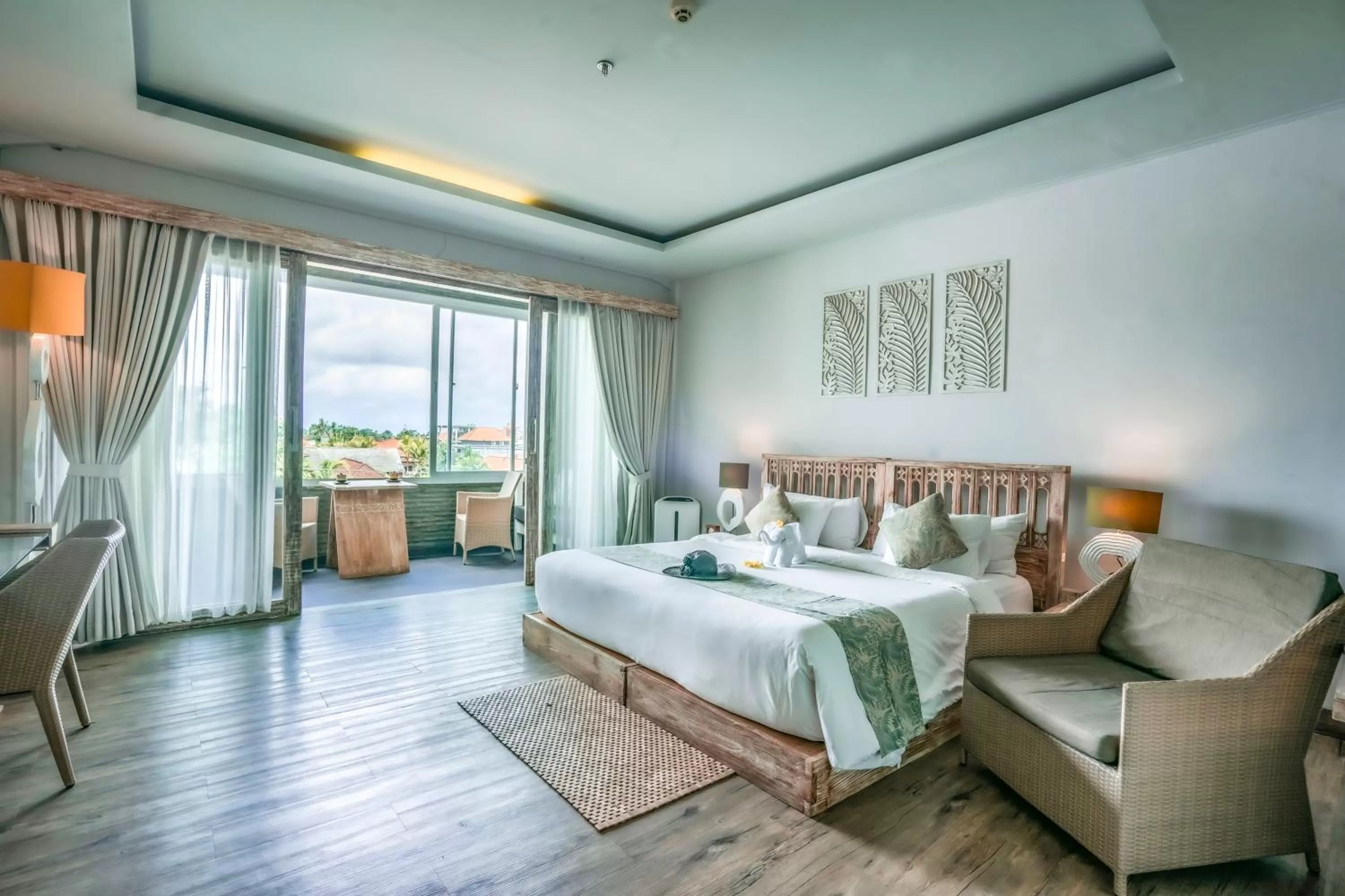 Bed in KajaNe Mua at Ubud Bali