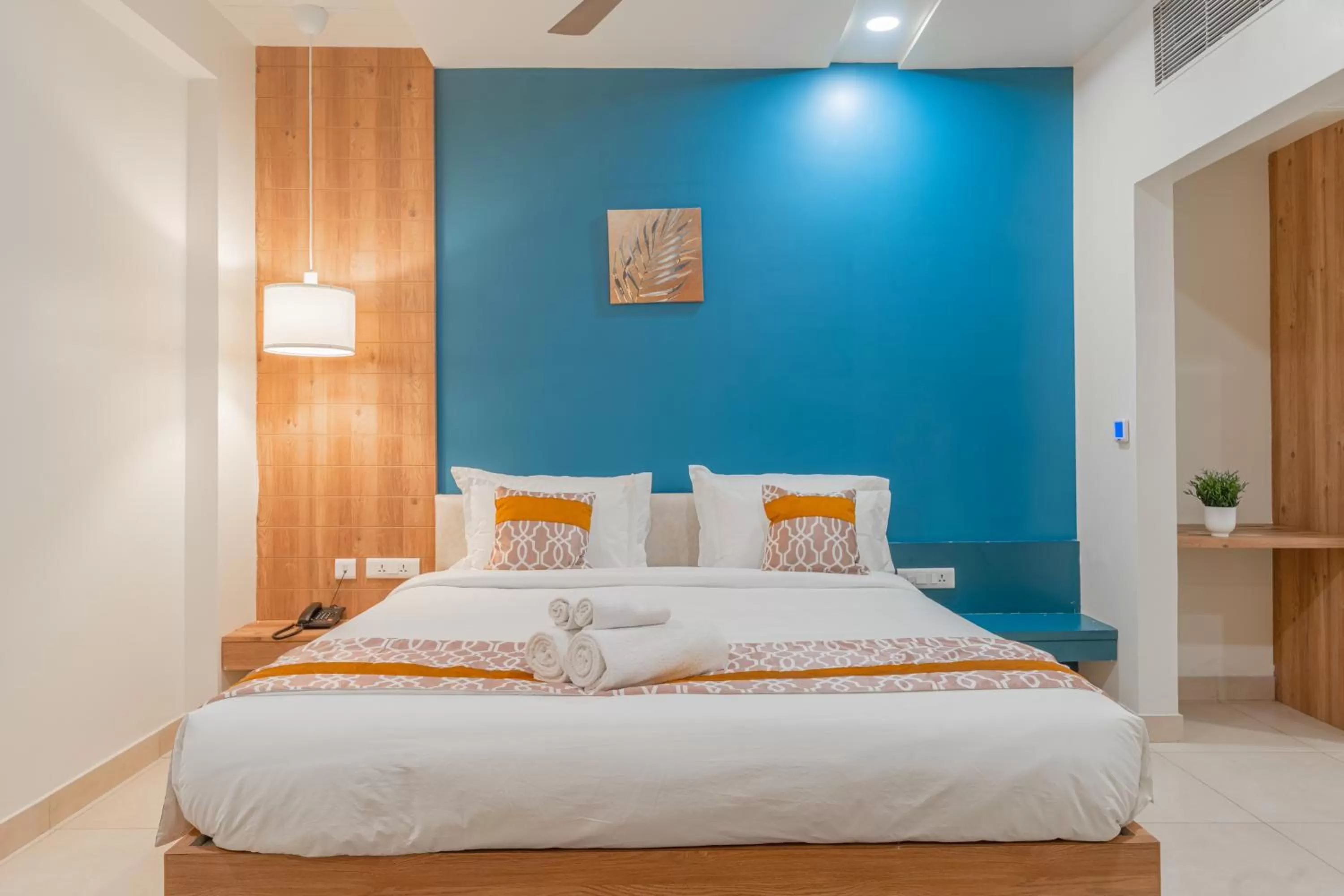 Photo of the whole room, Bed in Hotel Akoya - HITECH City Hyderabad