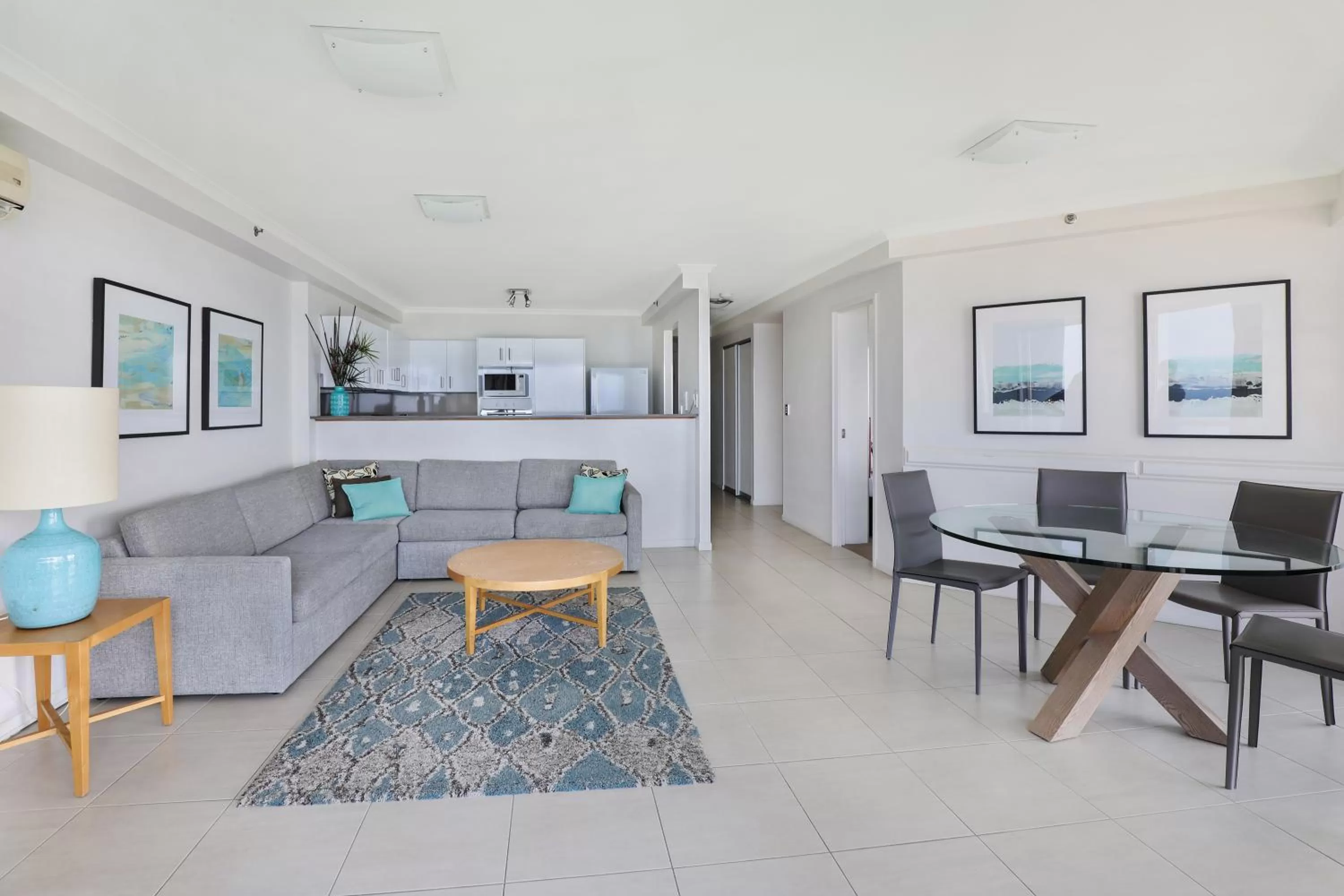 Living room in ULTIQA Points North