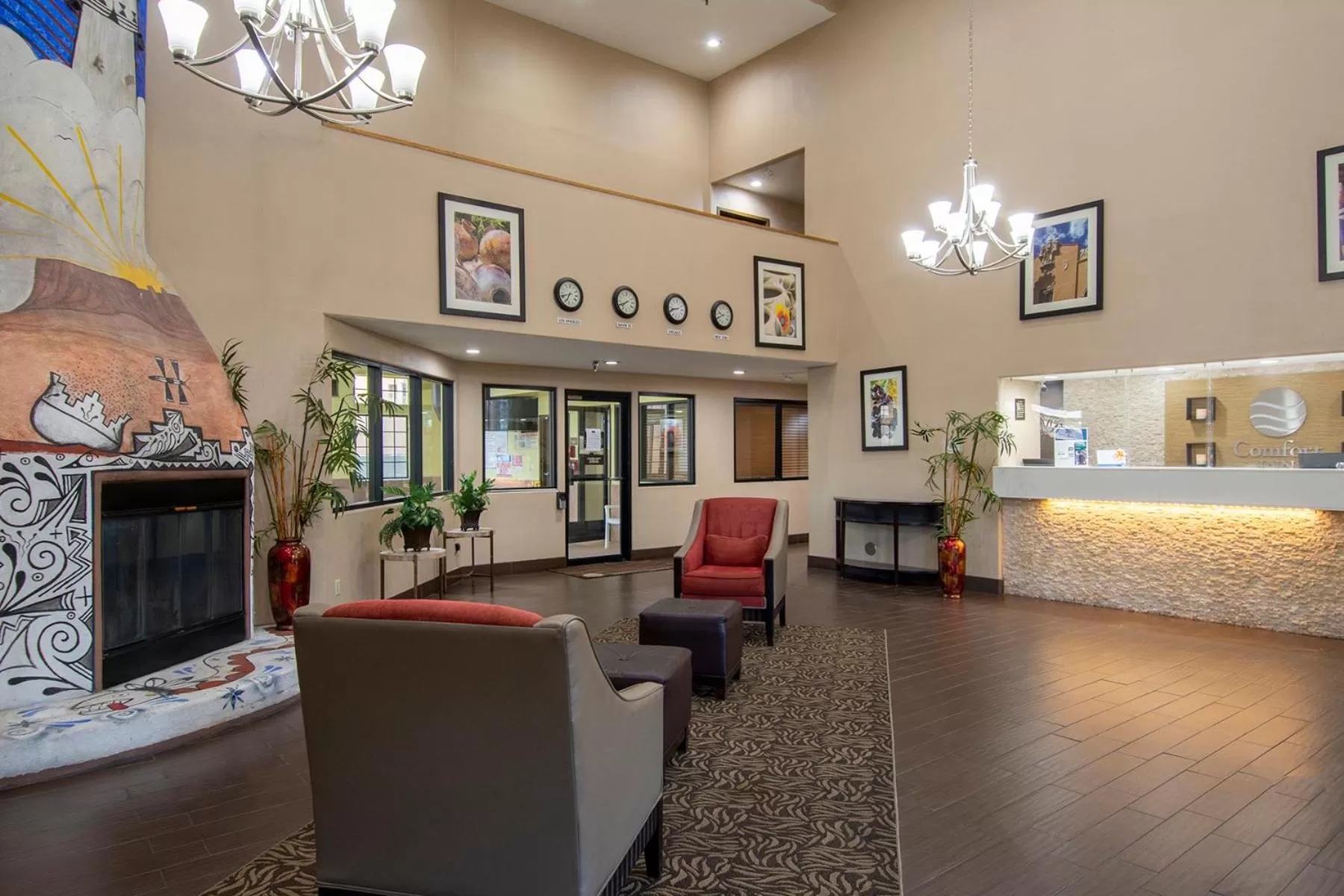 Lobby or reception in Comfort Inn Santa Fe