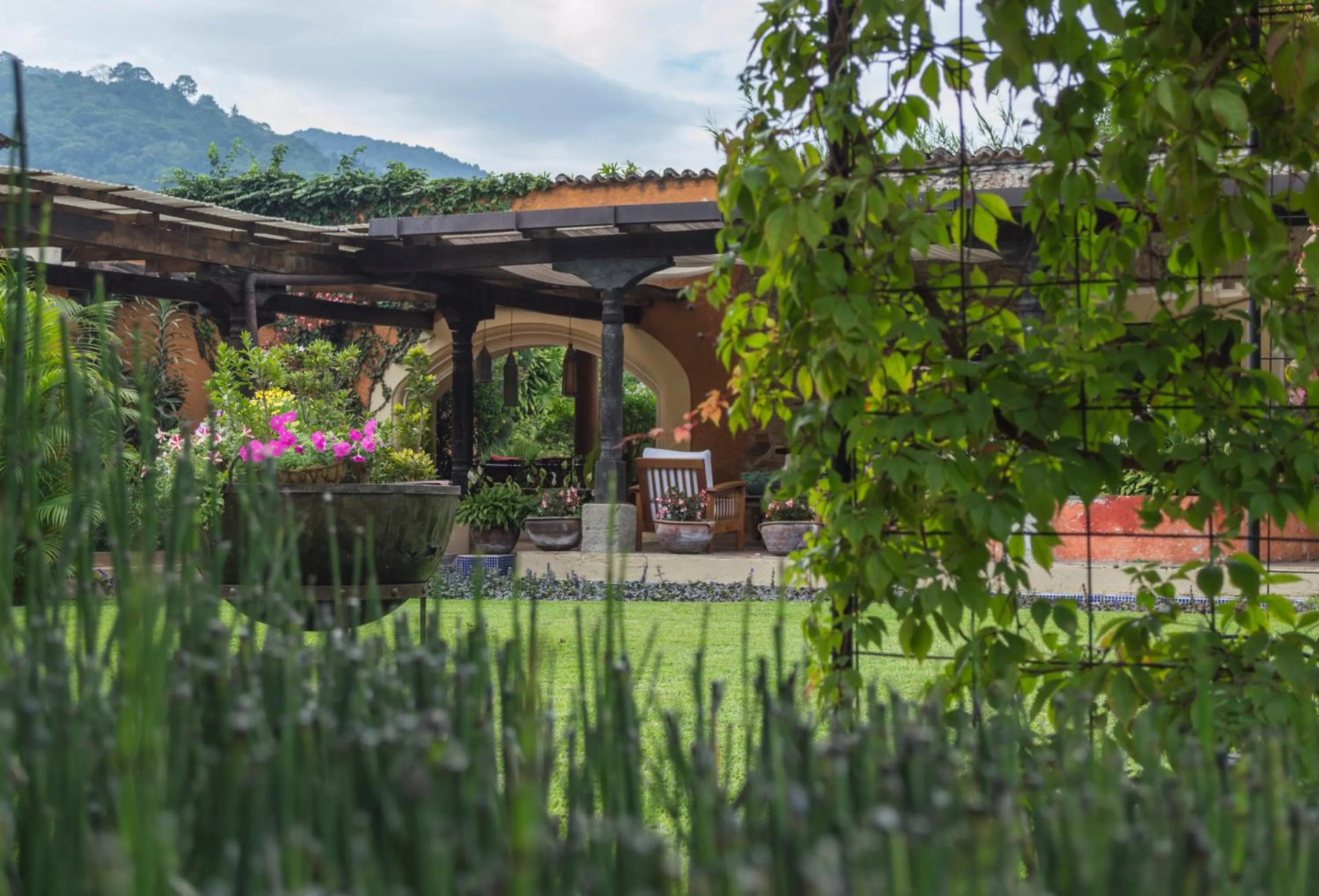 Patio in Casa Santa Rosa Hotel Boutique