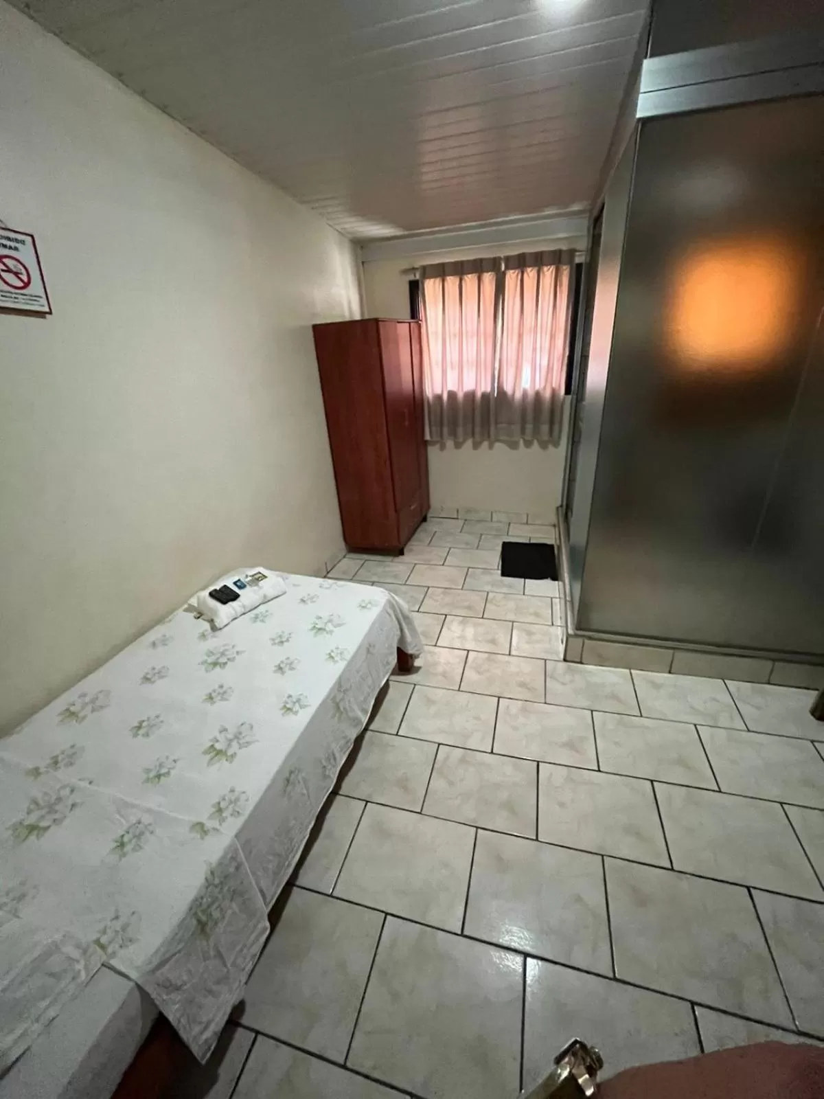 Bed in Hotel Vitória