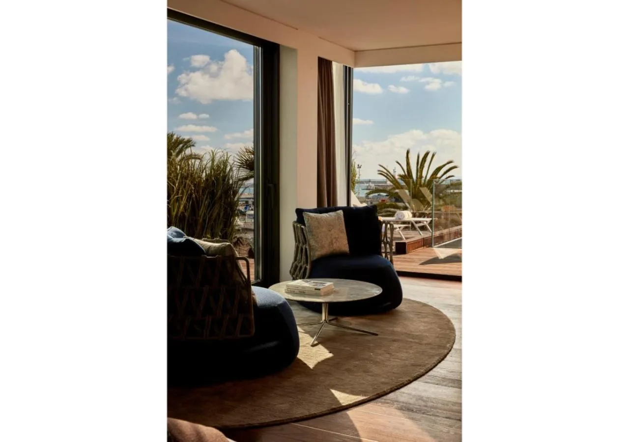 Seating area in Sir Joan Hotel, part of Sircle Collection