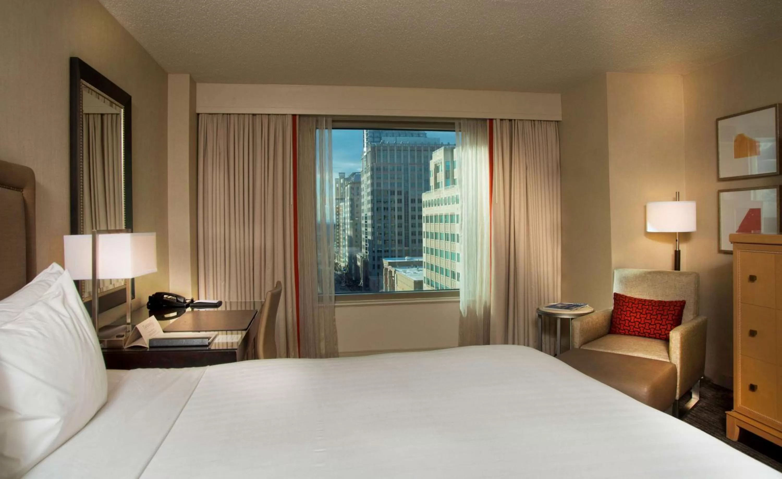 Photo of the whole room, Bed in Hyatt Regency Reston