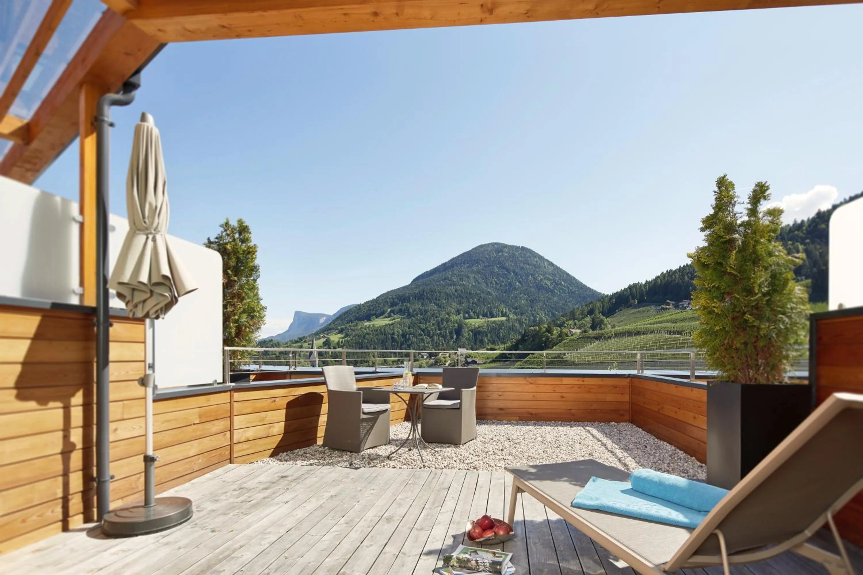 Balcony/Terrace in ALPIANA - green luxury Dolce Vita Hotel