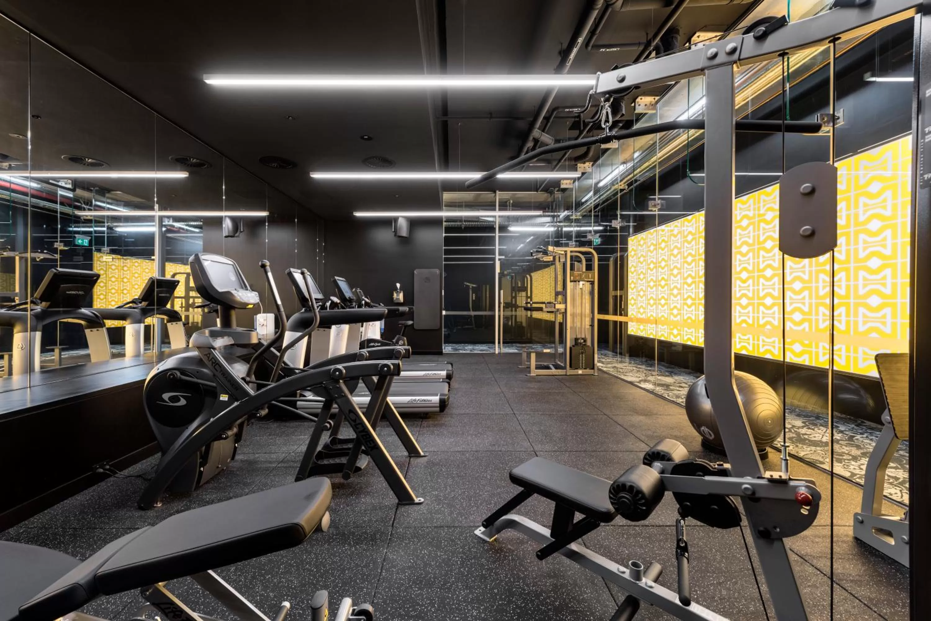 Fitness centre/facilities in The Melbourne Hotel