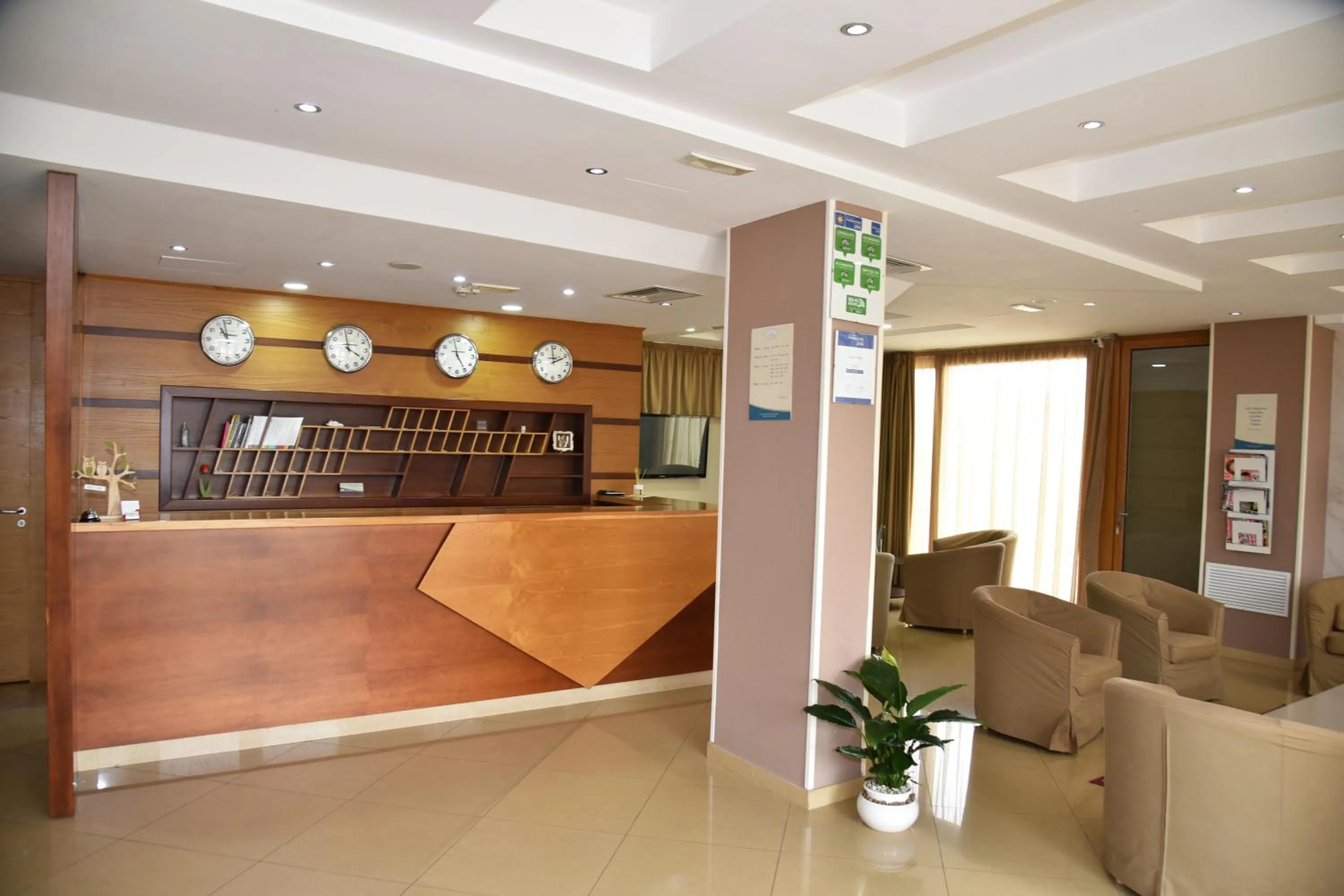Lobby or reception in Hotel Nelton