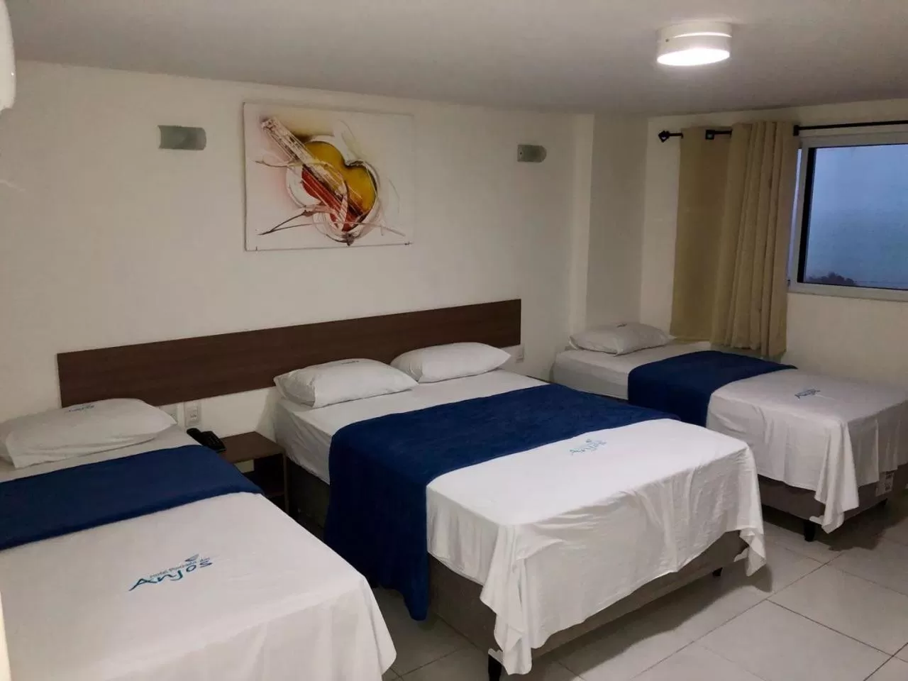 Photo of the whole room, Bed in Anjos Praia Hotel