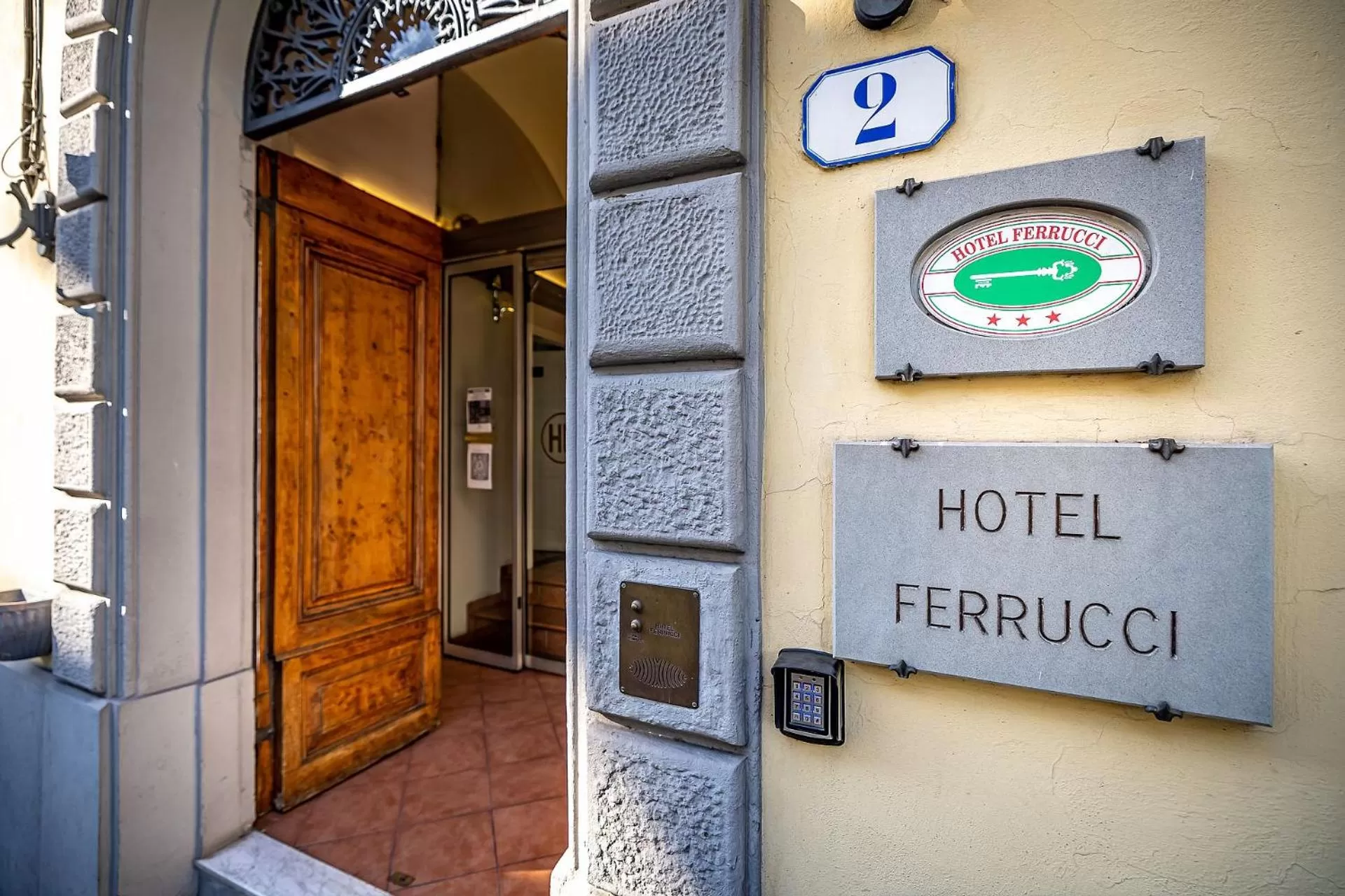 Facade/entrance in Hotel Ferrucci