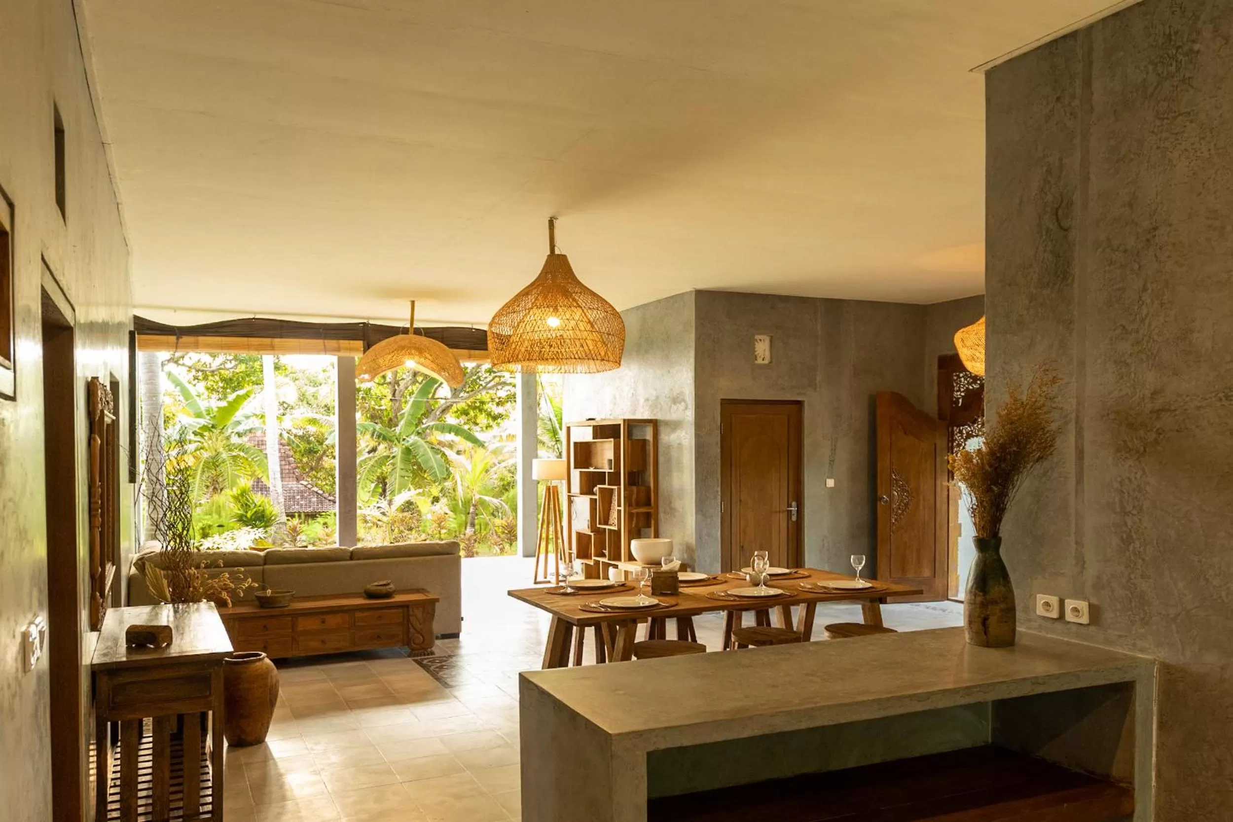 Dining area in Tanah Damai Hotel