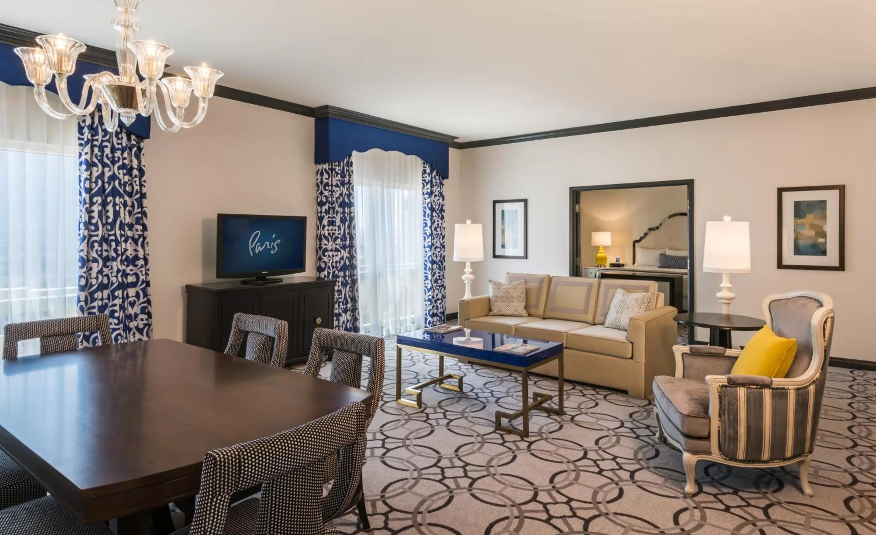 Living room in Paris Las Vegas Hotel & Casino
