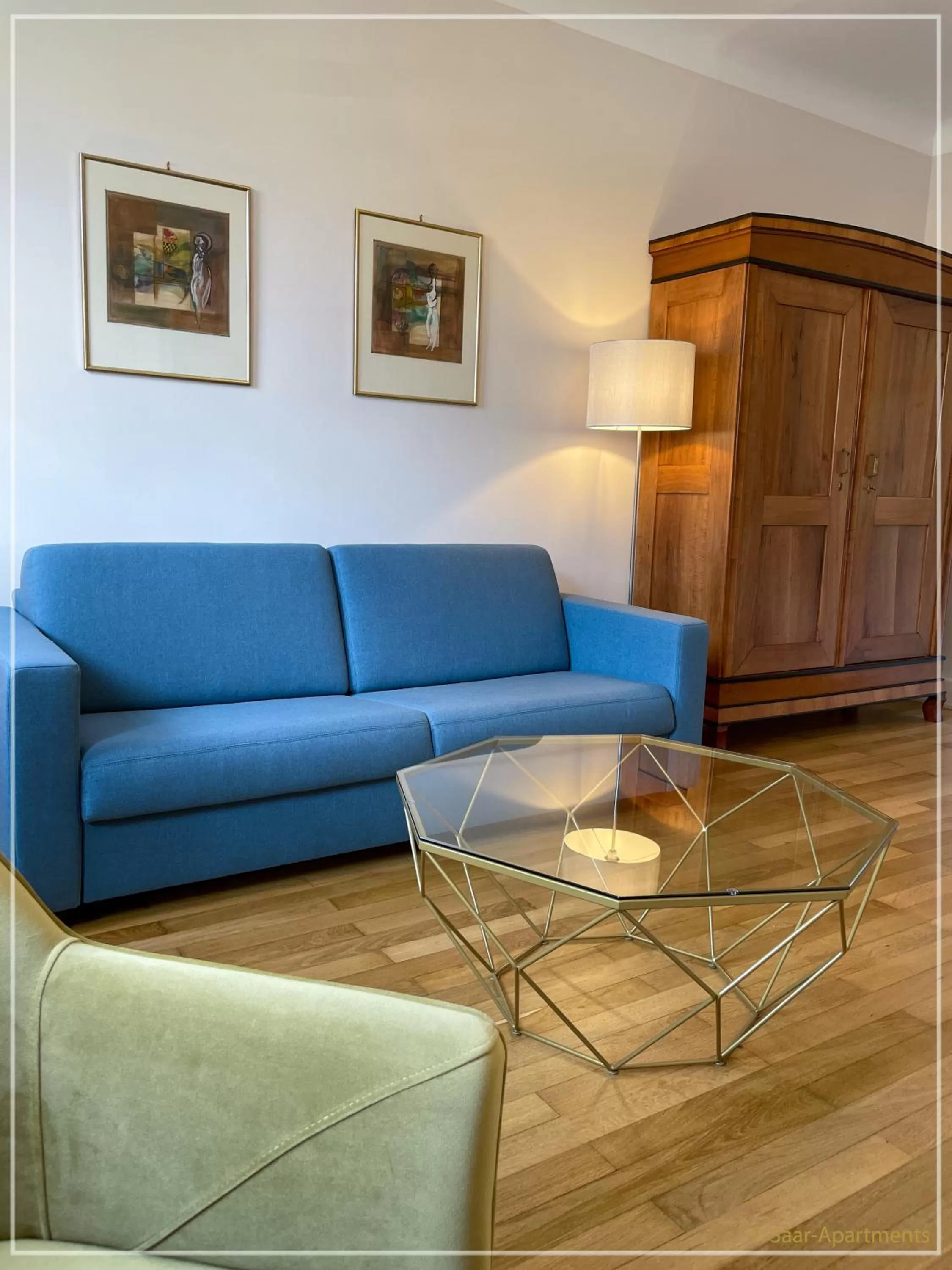 Living room in Saar-Apartments