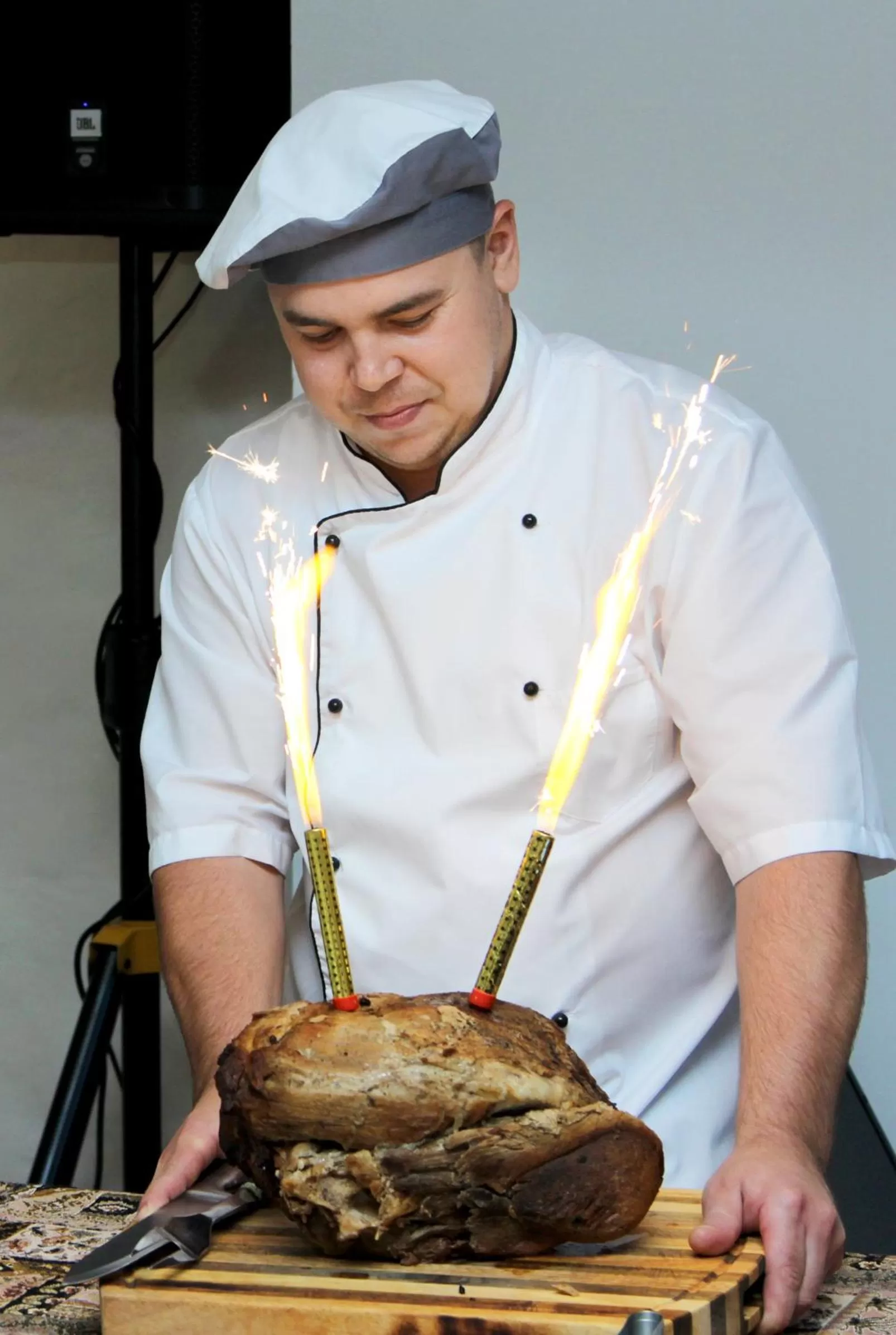 Staff in Ukraina Hotel