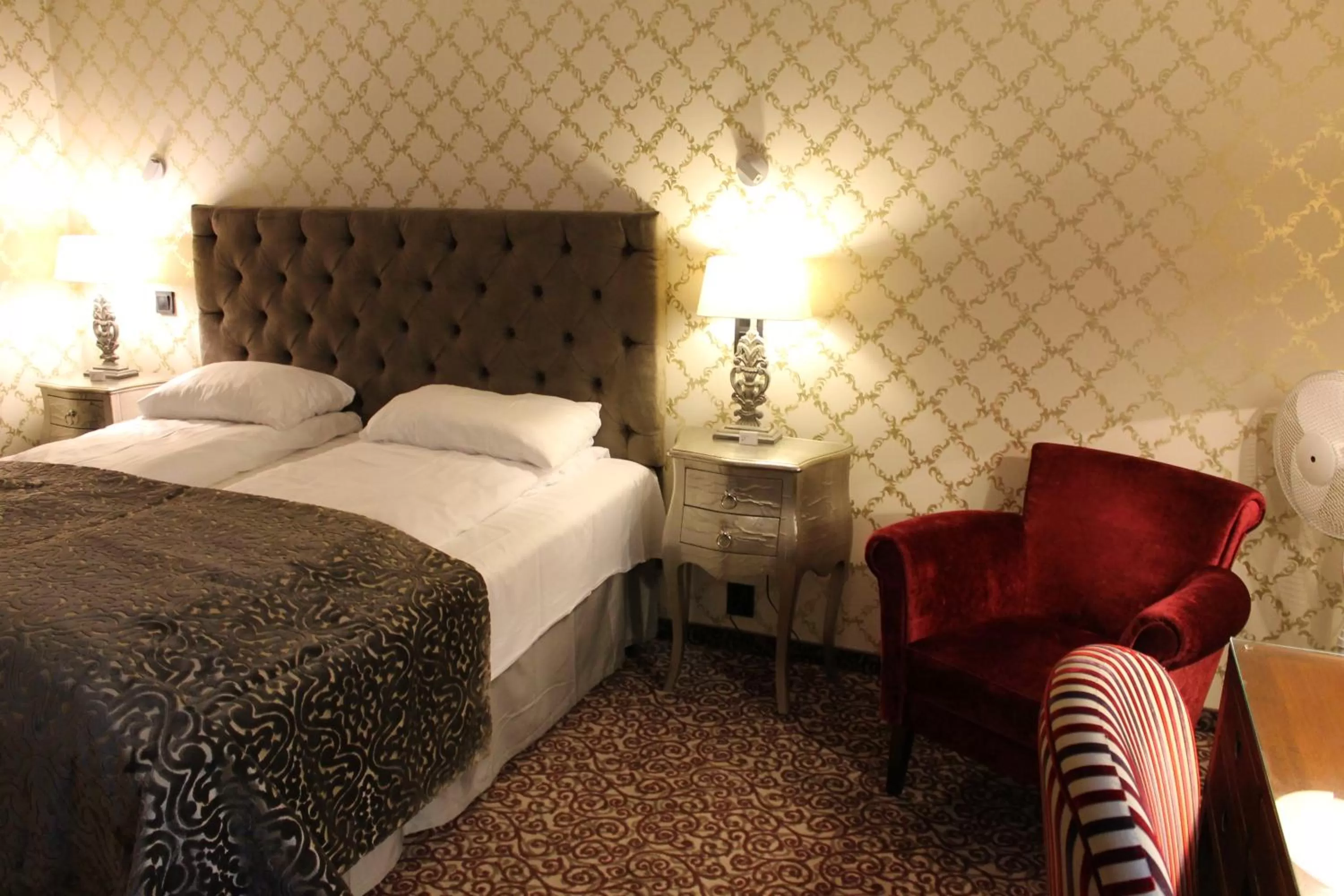 Bed in Det Hanseatiske Hotel