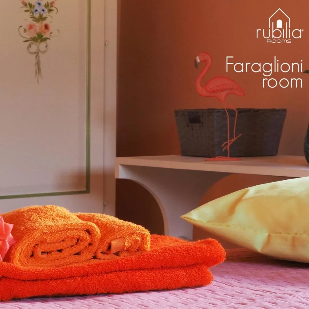 Property logo or sign, Bed in Rubilia Rooms Pompei