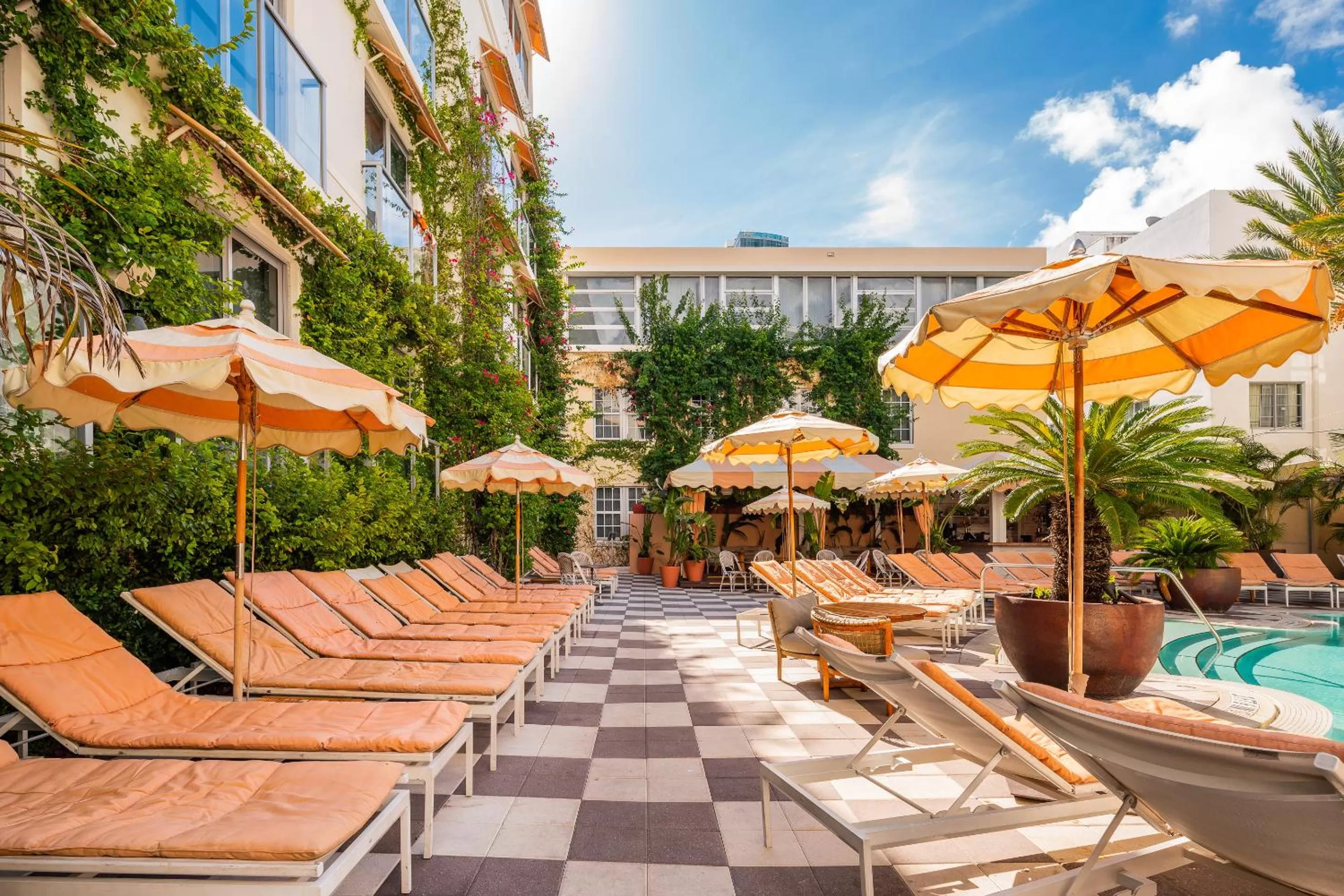 sunbed in The Plymouth South Beach