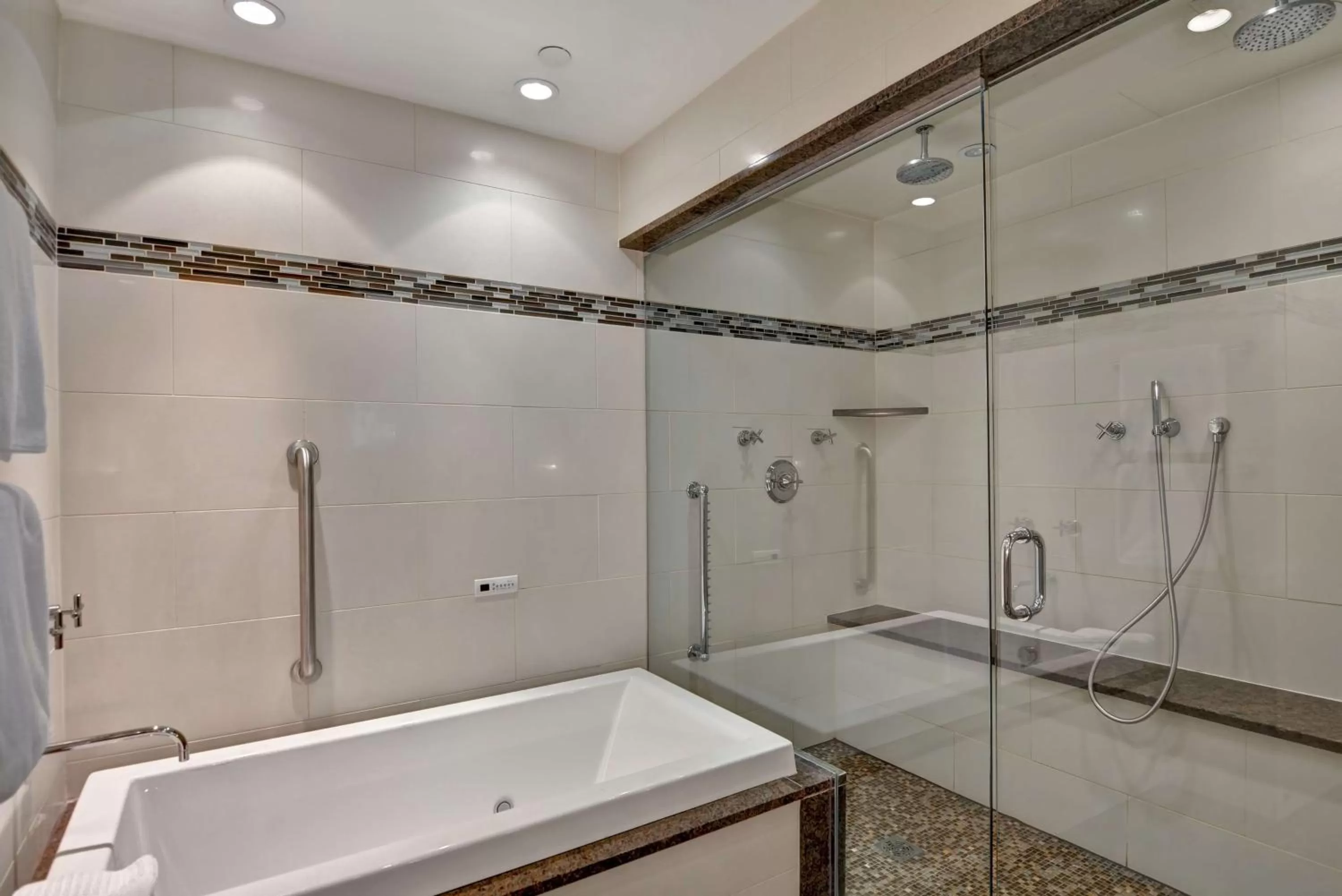 Bathroom in The Cincinnatian Curio Collection by Hilton